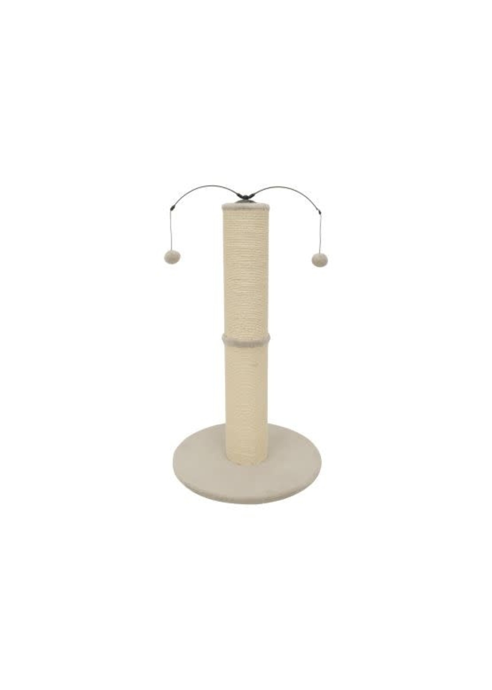 BUD'Z BUD'Z GRIFFOIR EN SISAL ET JEU TOURNIQUET GRIS PALE LARGE 49X49X90 CM