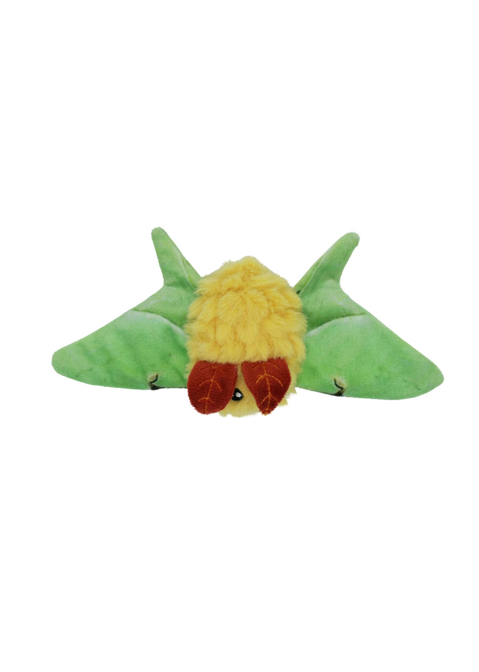 BUD'Z BUD'Z JOUET POUR CHAT MINI PAPILLON DE NUIT JAUNE 20 CM