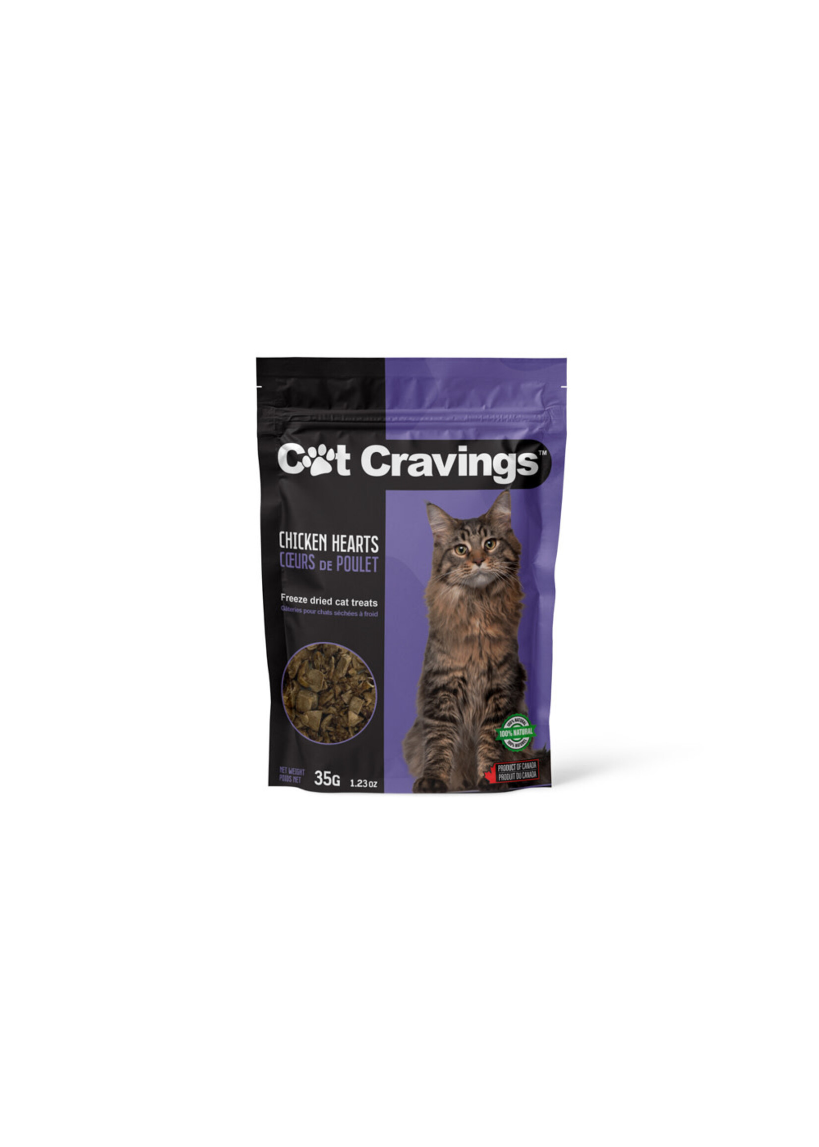 PETZ CAT CRAVINGS COEURS DE POULET 35 G