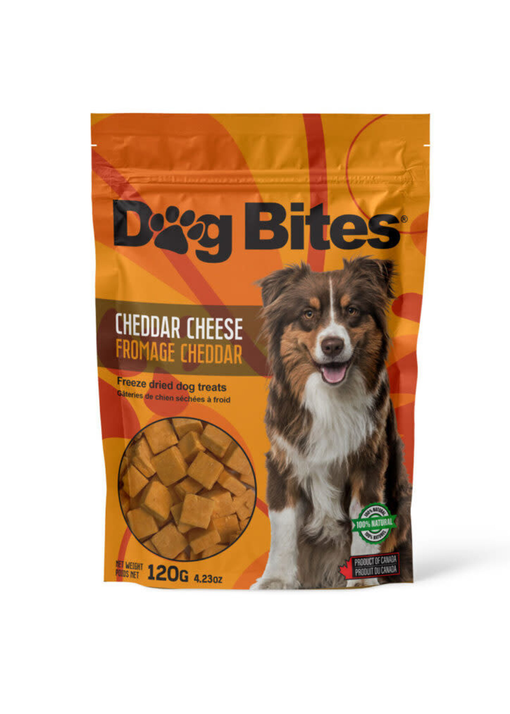 DOG BITES FROMAGE CHEDDAR 120 G