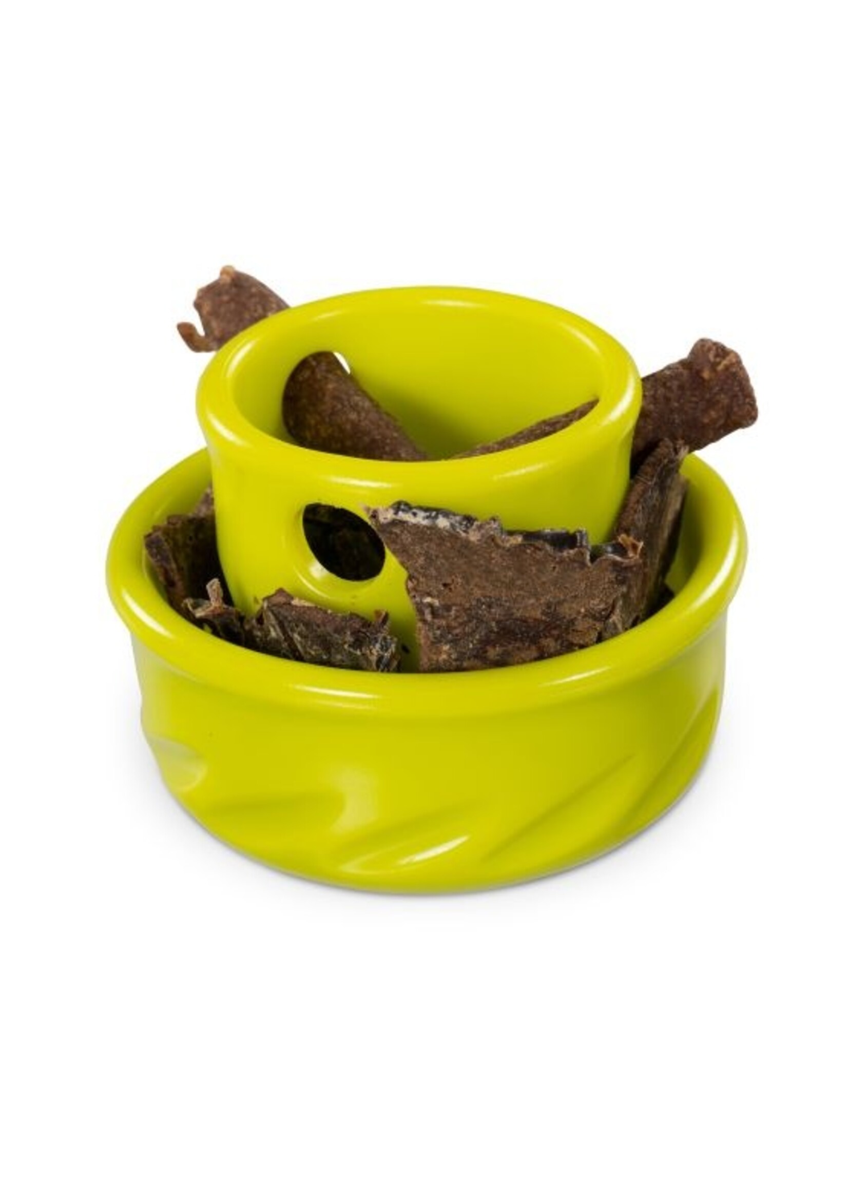 MESSY MUTT TOTTALY POOCHED PUZZLE'N PLAY JOUET POUR CHIEN CHAMPIGNON VERT 2.5 ''