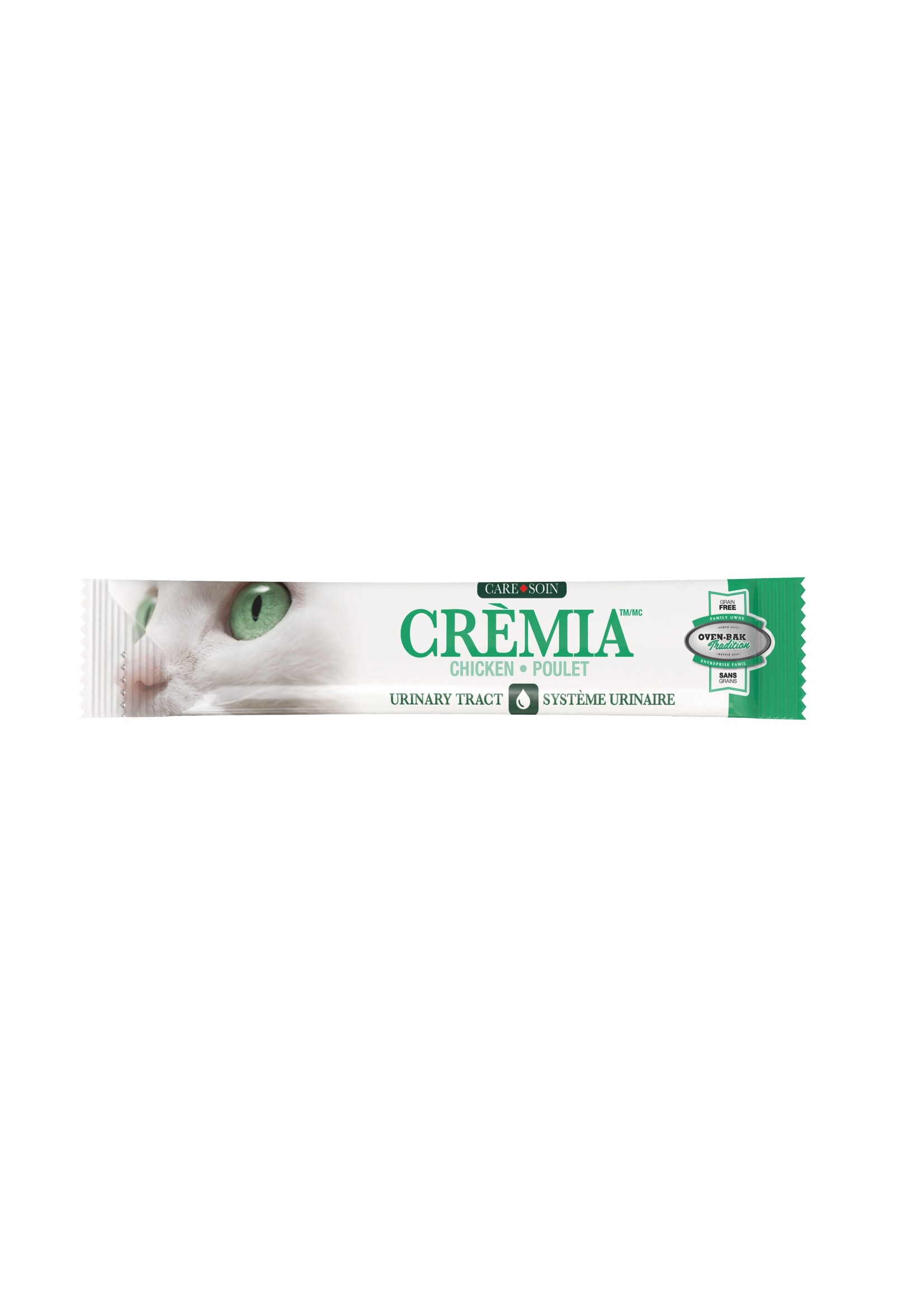 OVEN-BAKED OVEN BAKED CREMIA GATERIES A LECHER POUR CHAT URINAIRE AU POULET SANS GRAINS 12 X 15 G