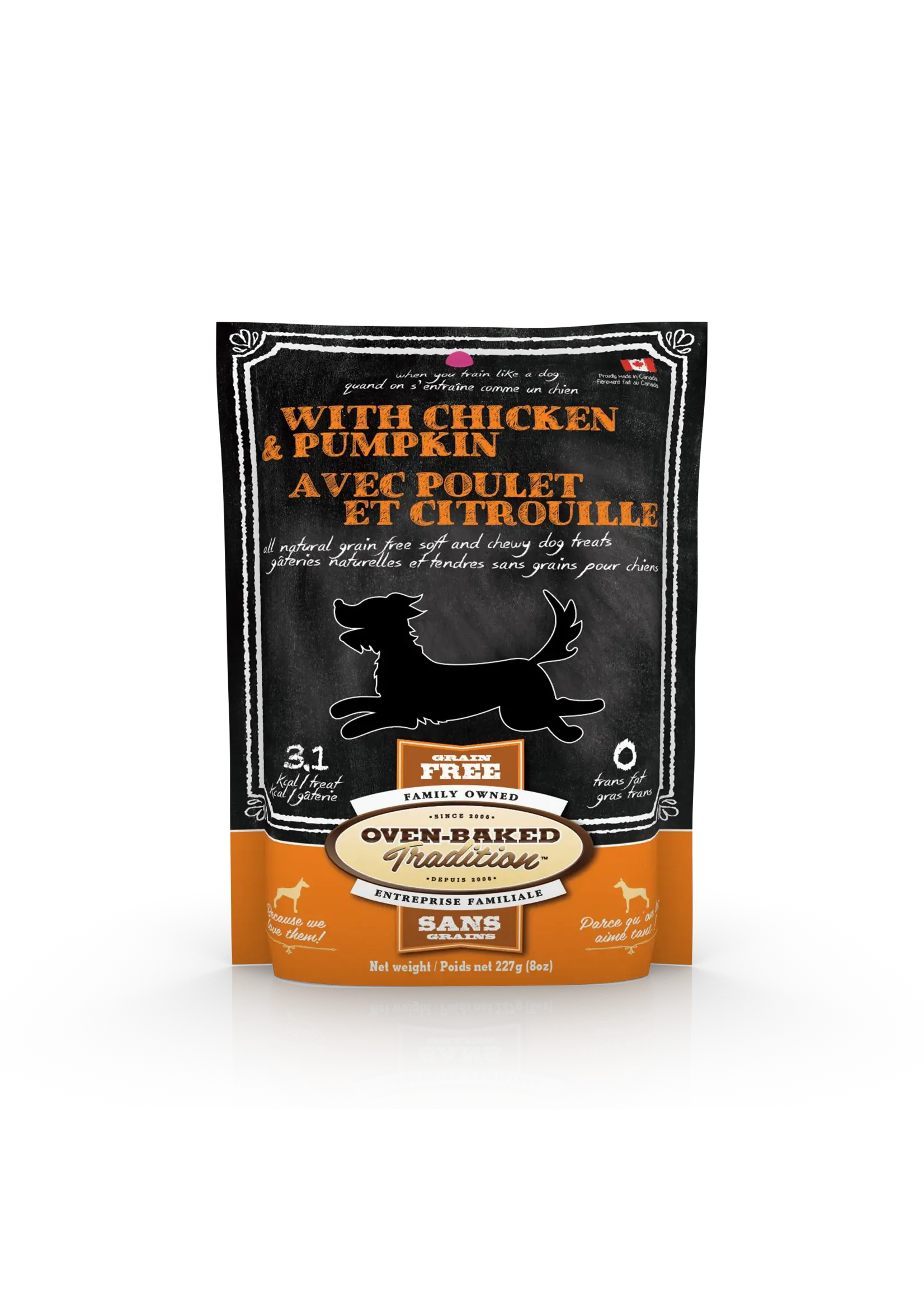 OVEN-BAKED OVEN BAKED  GÂTERIES TENDRES AU POULET ET CITROUILLE 227 G