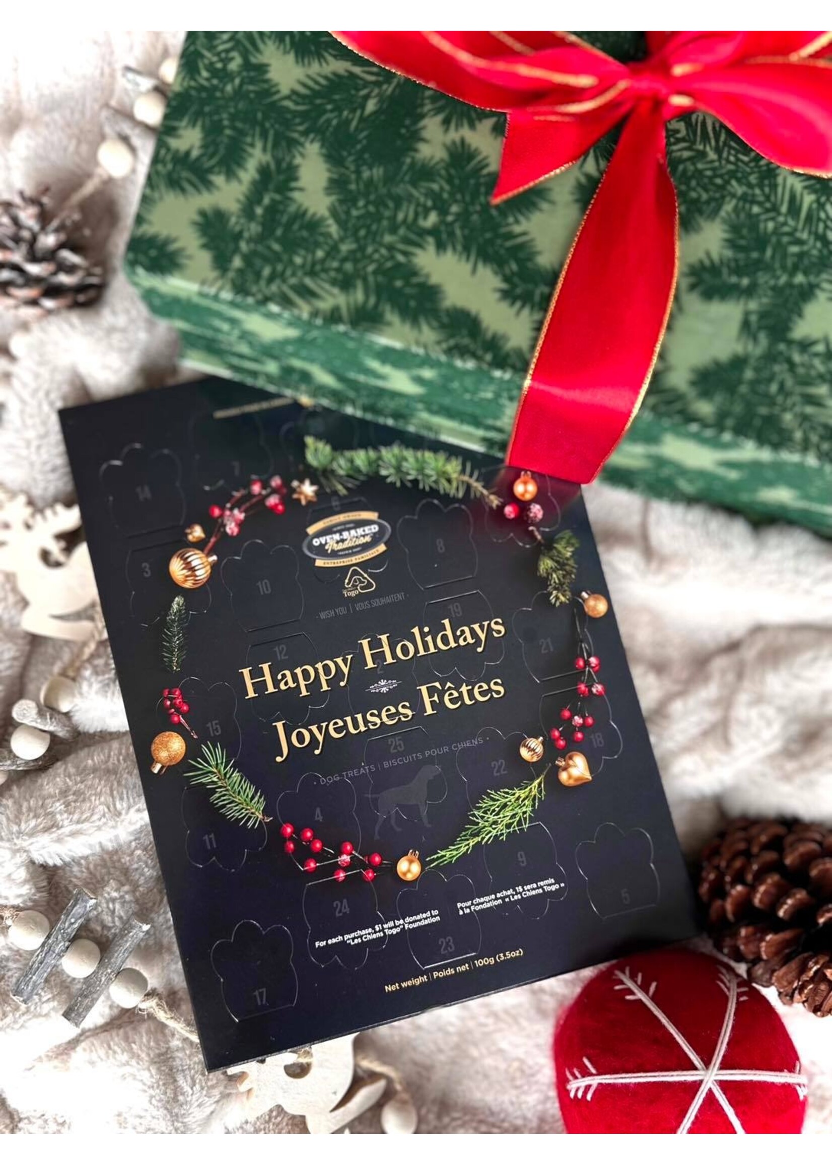 OVEN-BAKED OVEN BAKED CALENDRIER DE L'AVENT POUR CHIEN