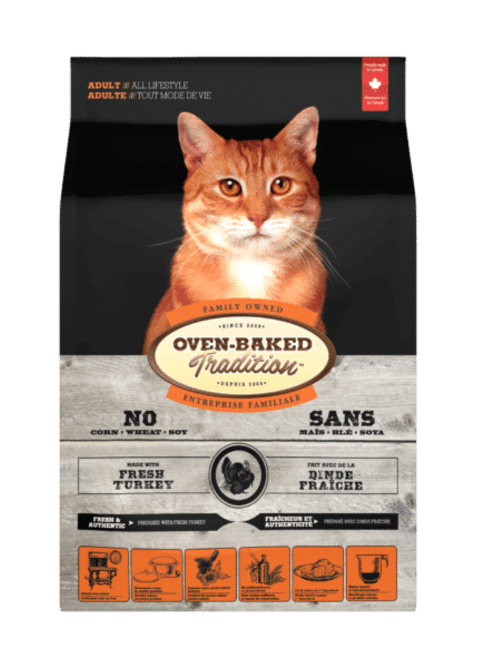 OVEN-BAKED OVEN BAKED CHAT ADULTE DINDE