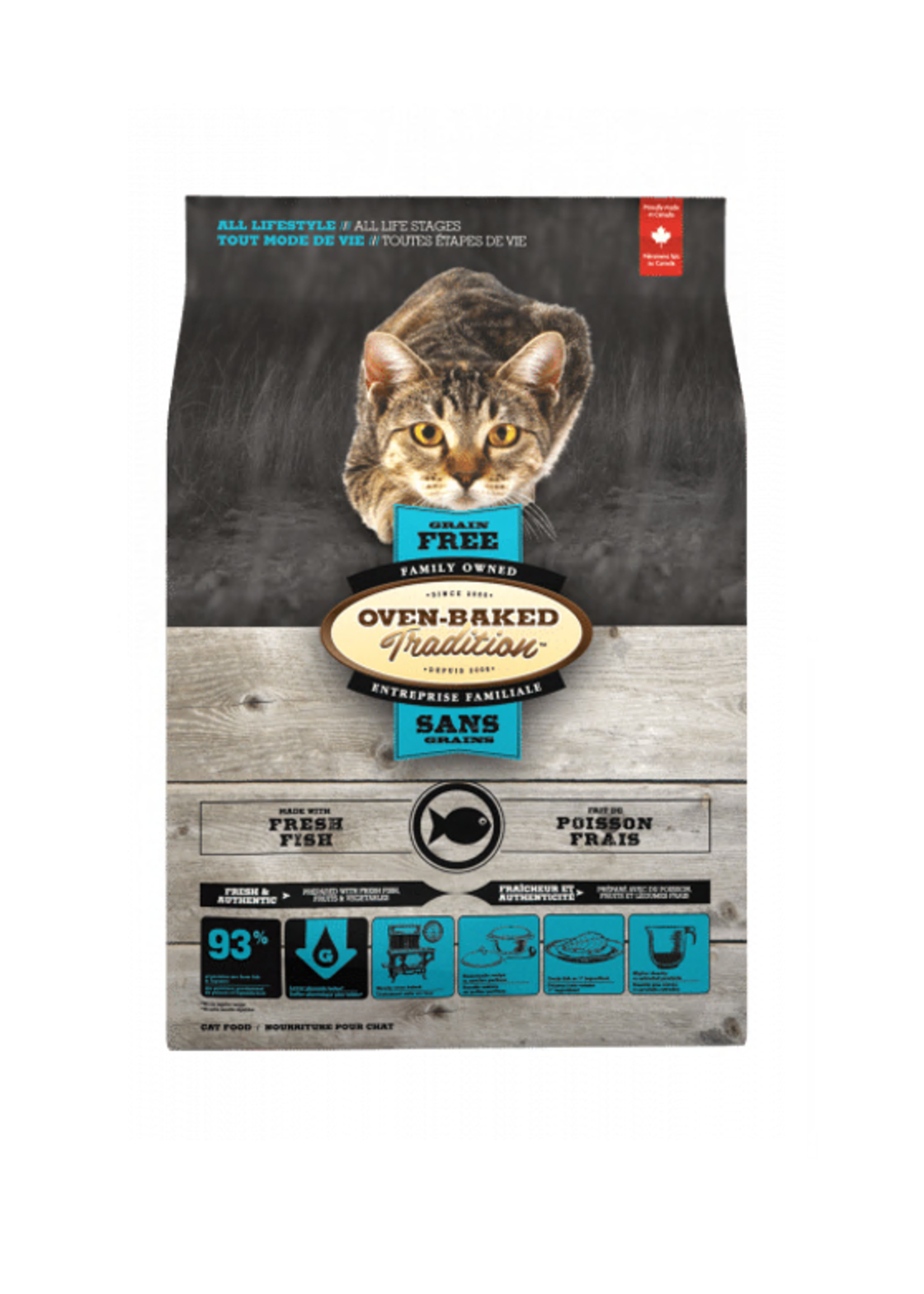 OVEN-BAKED OVEN BAKED CHAT AU POISSON SANS GRAIN