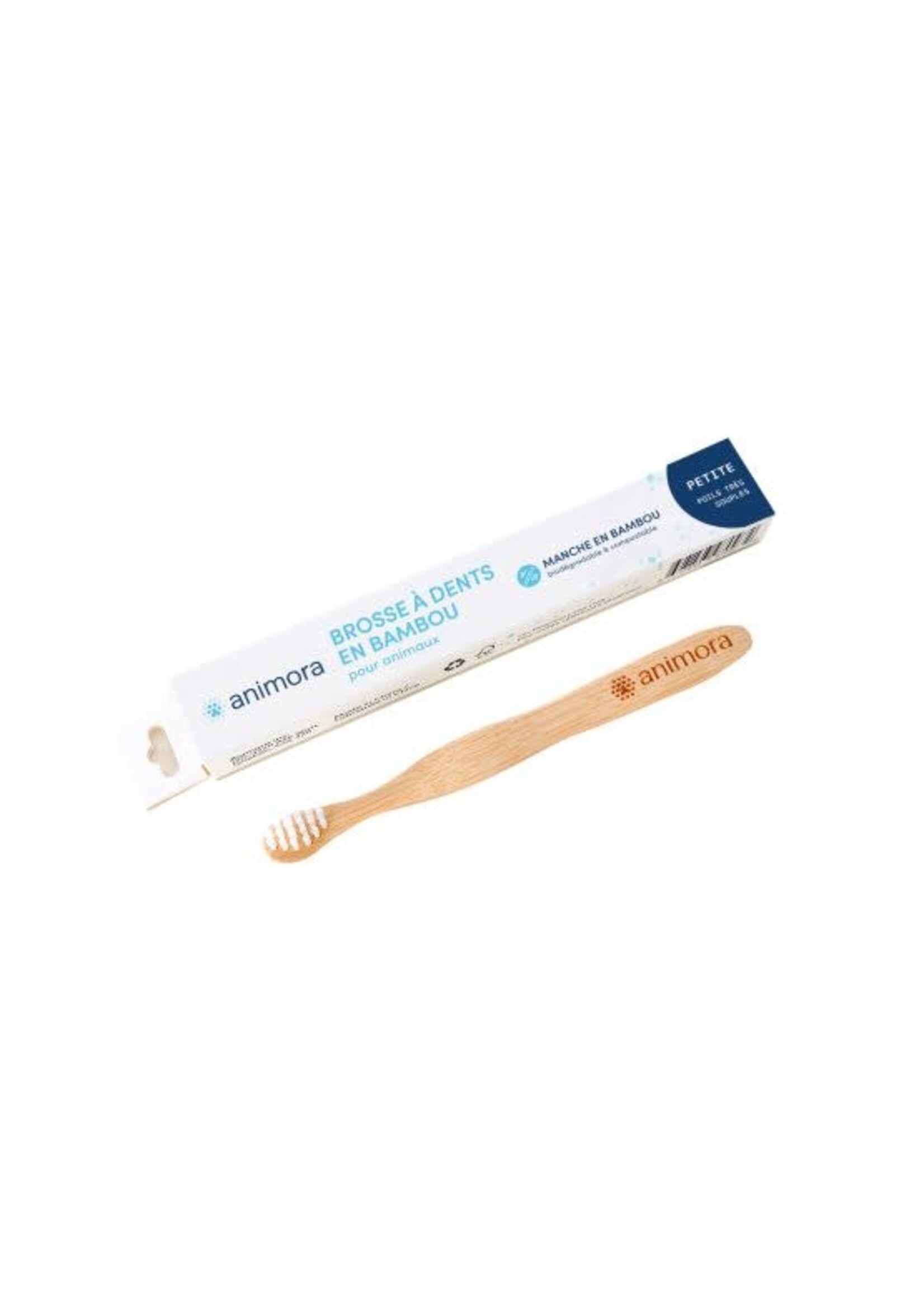 ANIMORA ANIMORA BROSSE A DENTS EN BAMBOU