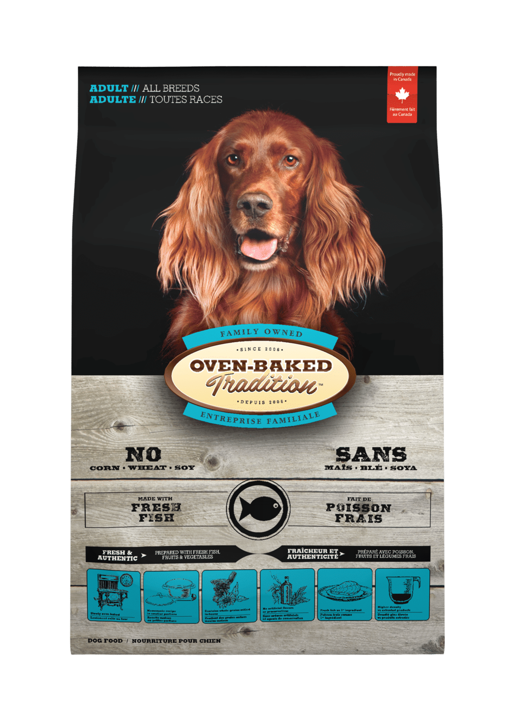 OVEN-BAKED OVEN BAKED CHIEN ADULTE AU POISSON