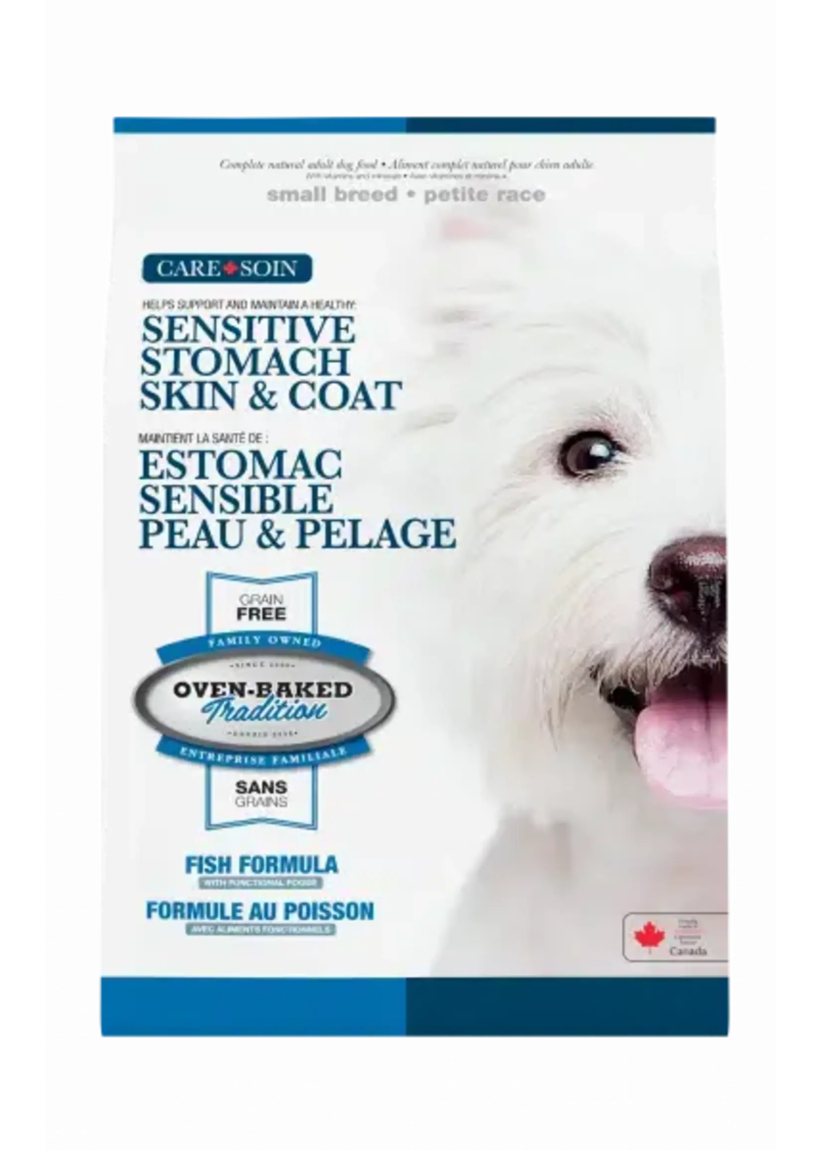 OVEN-BAKED OVEN BAKED CHIEN SOIN PETITE RACE PEAU ET ESTOMAC SENSIBLE SANS GRAINS AU POISSON
