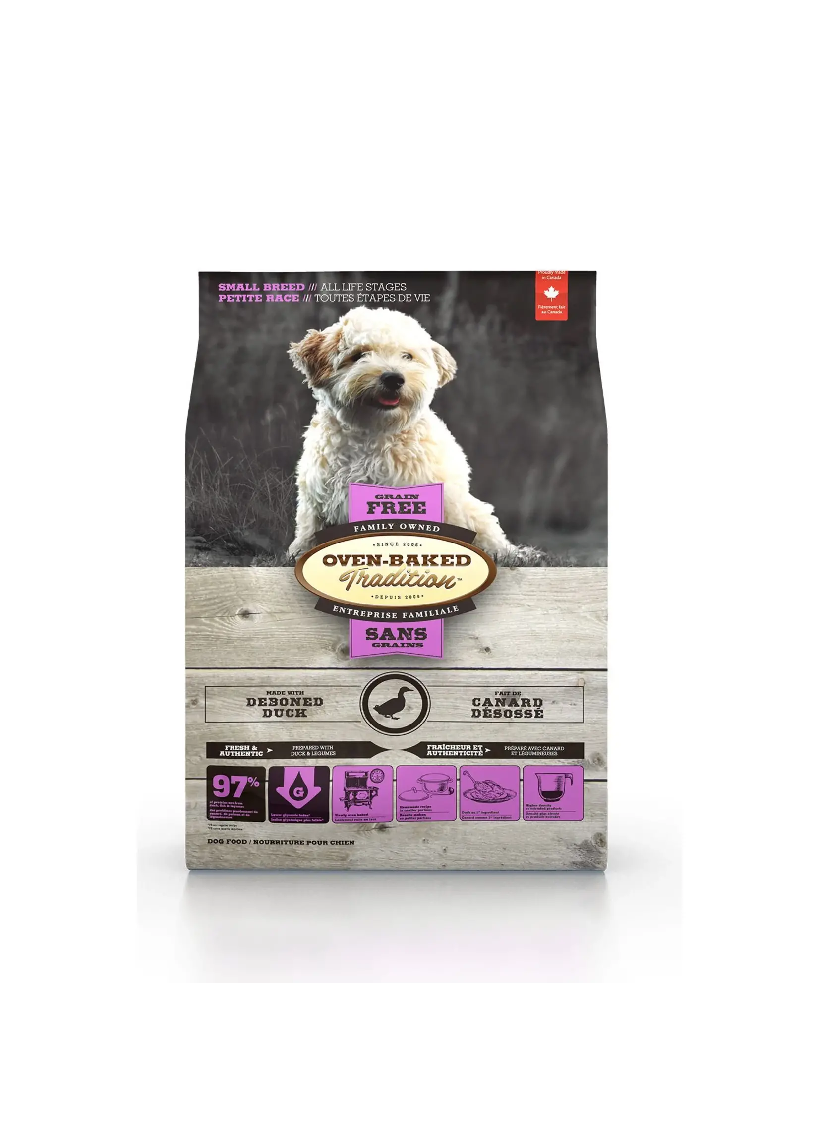 OVEN-BAKED OVEN BAKED CHIEN PETITE RACE AU CANARD SANS GRAINS