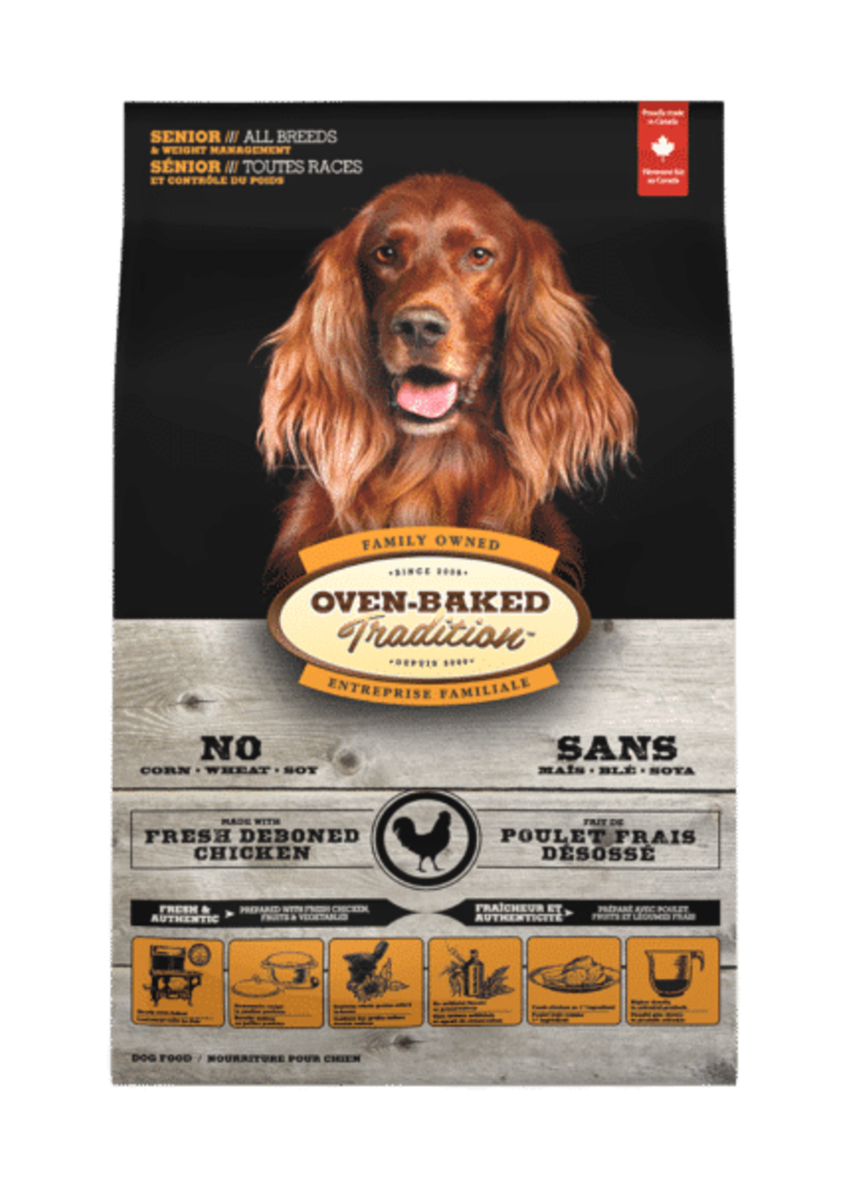 OVEN-BAKED OVEN BAKED CHIEN SENIOR - LEGER  AU POULET