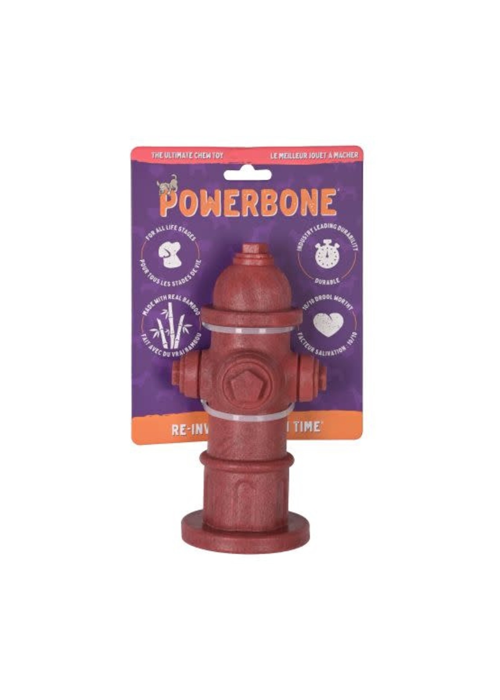 POWERBONE JOUET À MÂCHER POUR CHIEN BORNE FONTAINE 7''