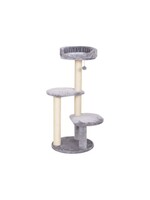 BUD'Z BUD'Z ARBRE A CHAT  CLASSIQUE FUJI A 3 NIVEAUX GRIS 50 X 50 X 112.5 CM