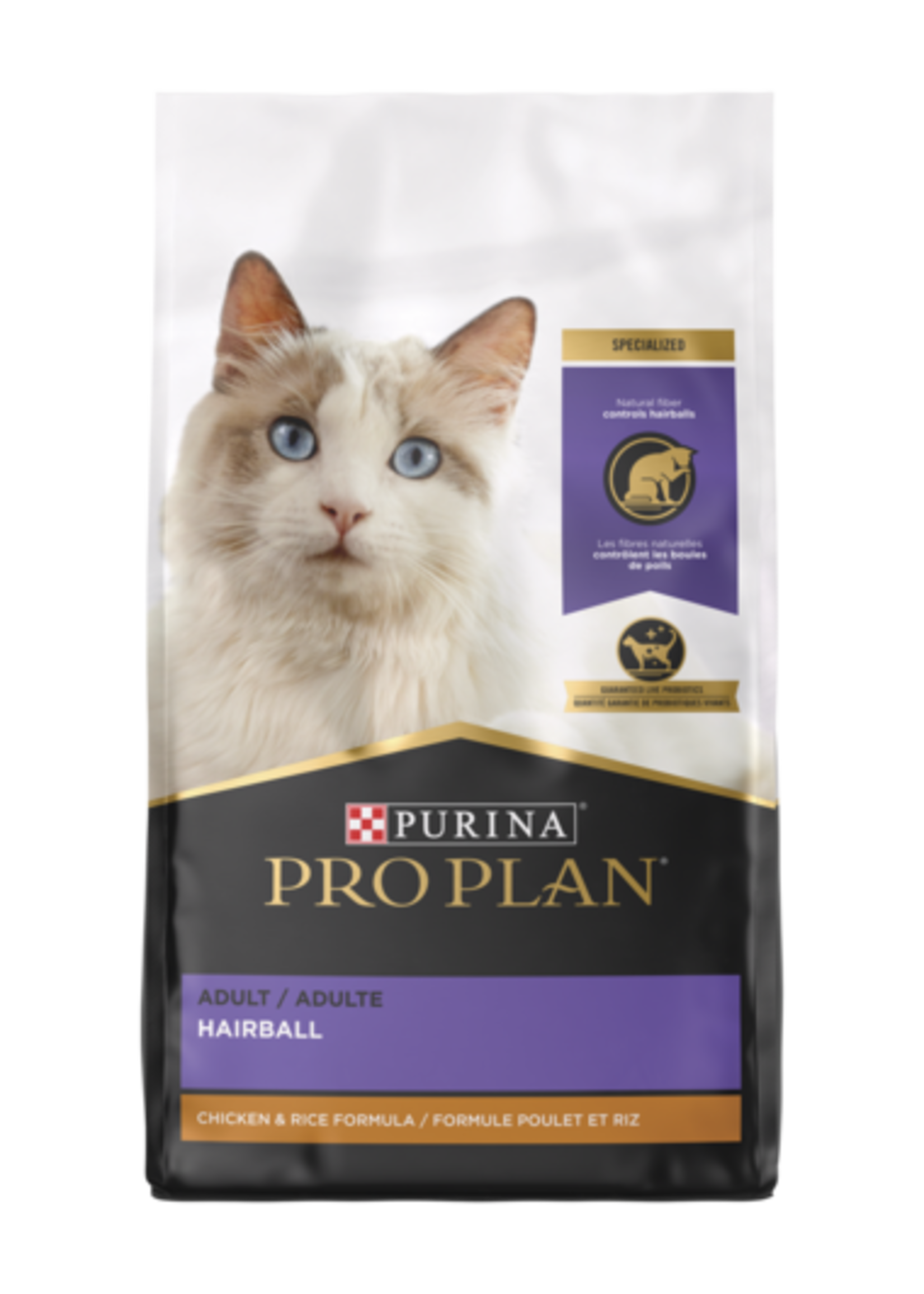 PRO PLAN PRO PLAN CHAT CONTROLE DES BOULES POILS FORMULE POULET ET RIZ