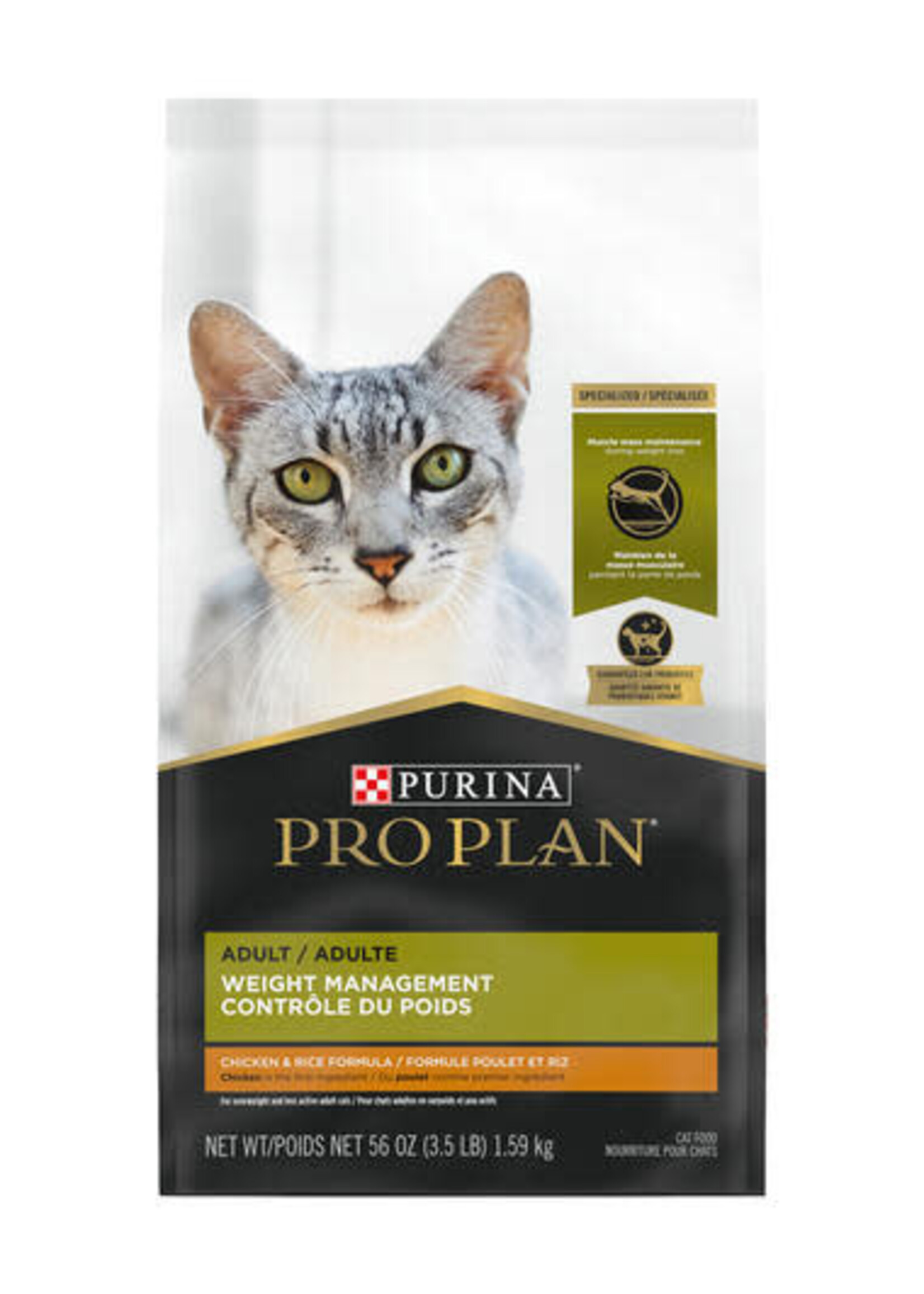 PRO PLAN PRO PLAN CHAT CONTROLE DU POIDS FORMULE POULET ET RIZ
