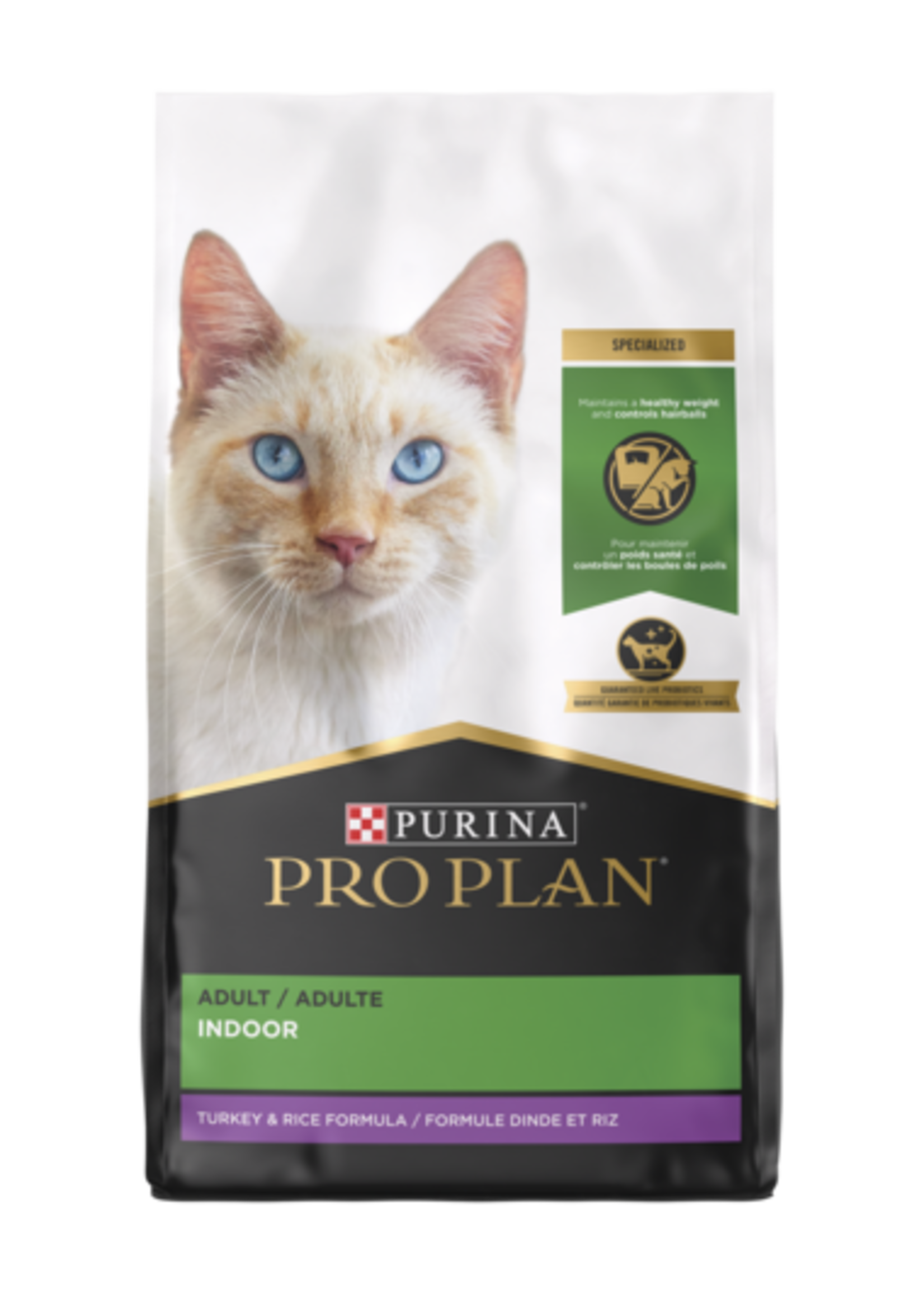 PRO PLAN PRO PLAN CHAT INTÉRIEUR CONTROLES DES BOULES DE POILS FORMULE DINDE