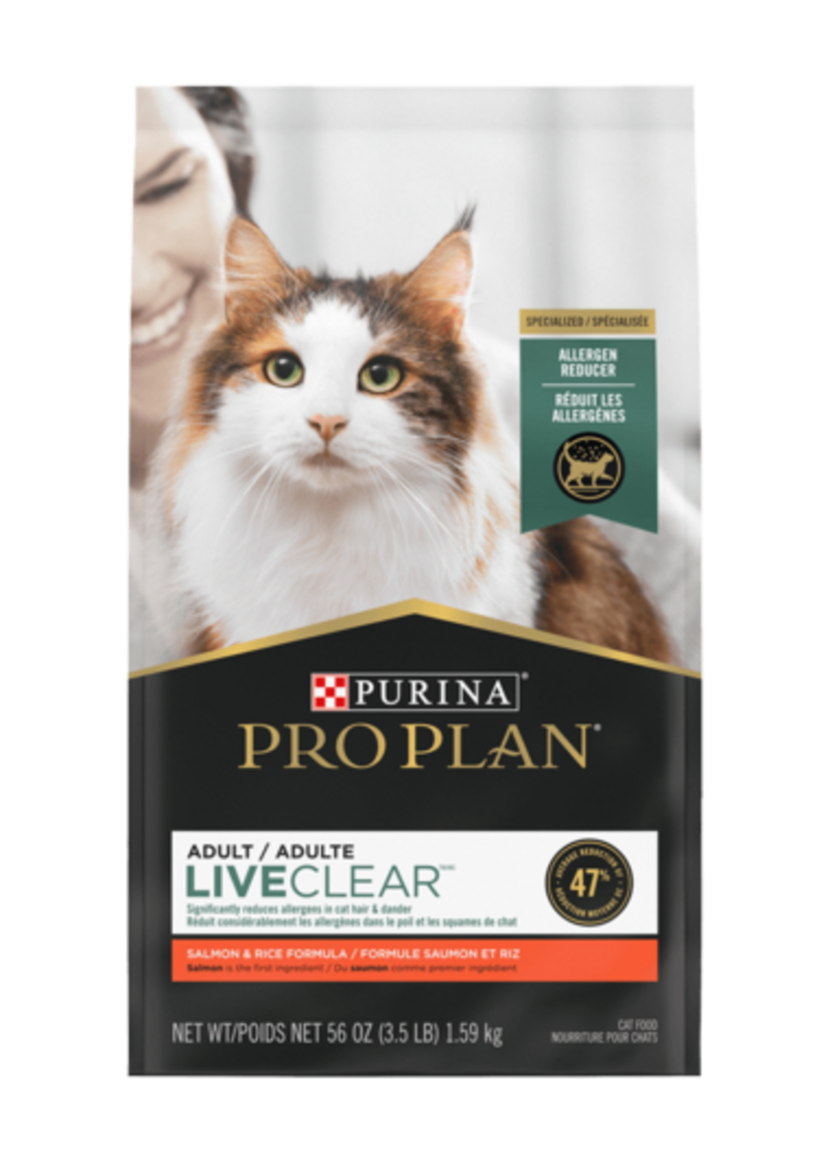 PRO PLAN PRO PLAN CHAT SPÉCIALISÉE RÉDUIT LES ALLERGENE FORMULE SAUMON