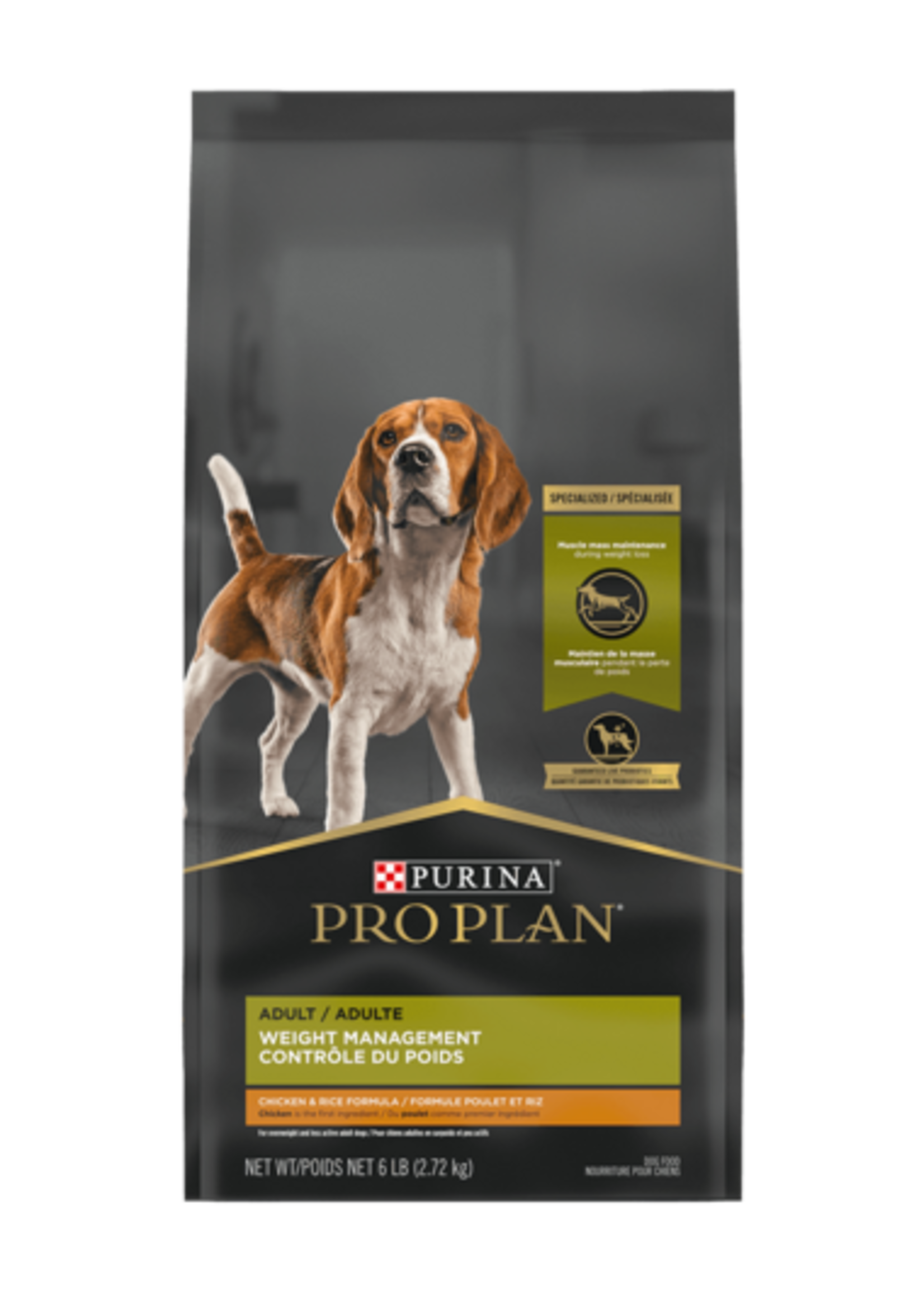 PRO PLAN PRO PLAN CHIEN CONTROLE DU POIDS FORMULE POULET ET RIZ