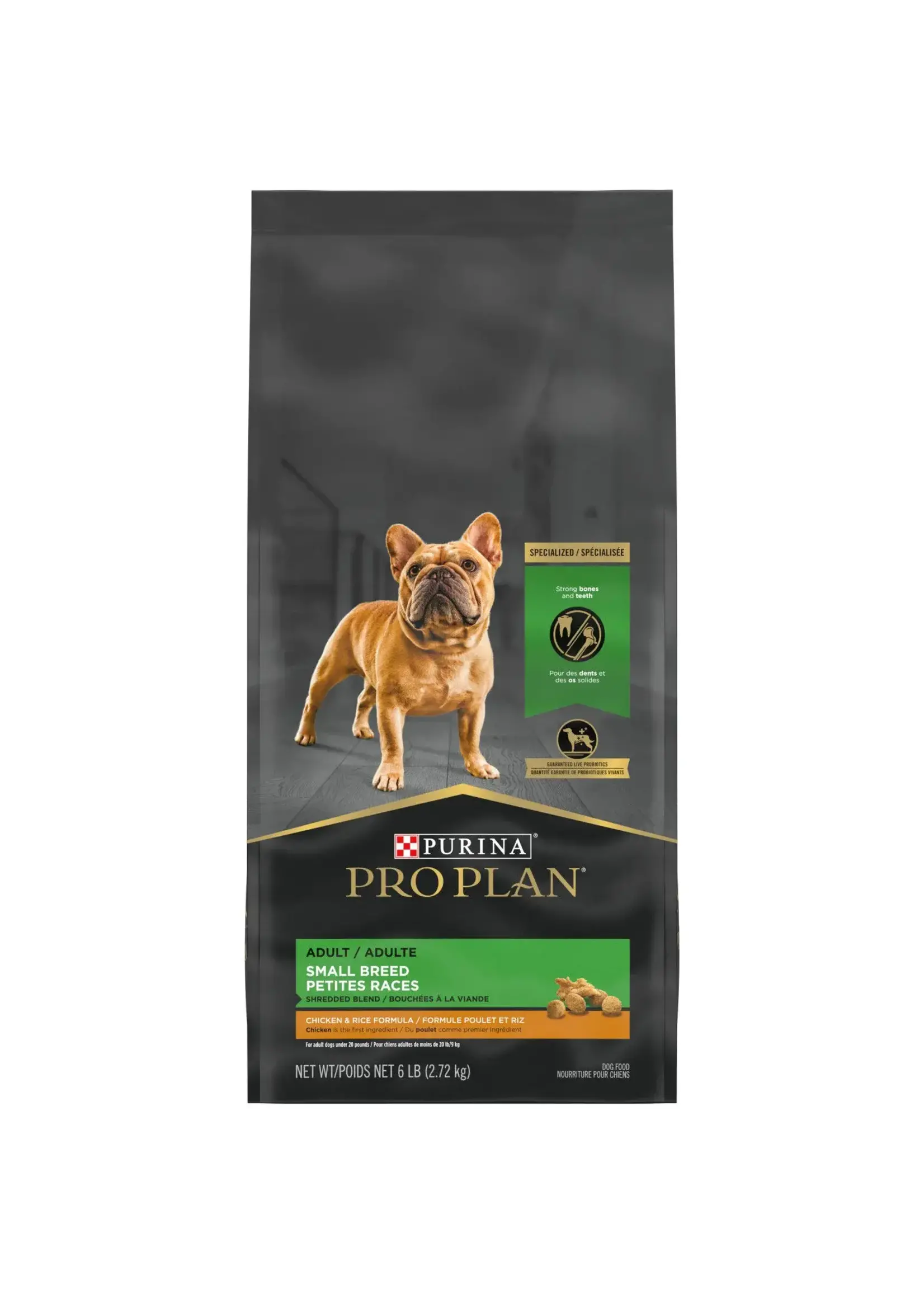 PRO PLAN PRO PLAN CHIEN PETITE RACE BOUCHEES A LA VIANDE FORMULE POULET ET RIZ