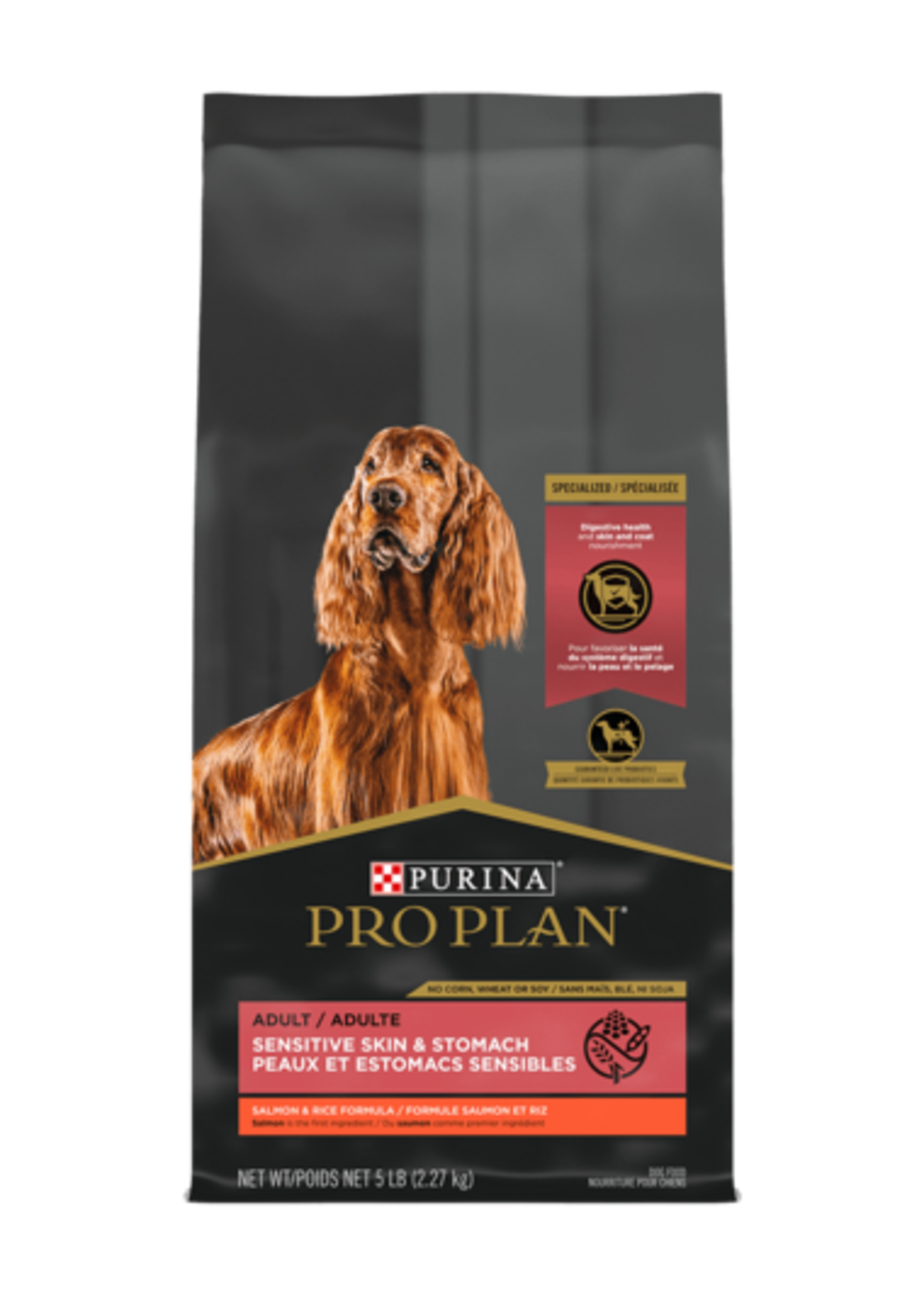 PRO PLAN PRO PLAN CHIEN FORMULE PEAUX ET ESTOMAC SENSIBLE SAUMON  ET RIZ 13.6KG