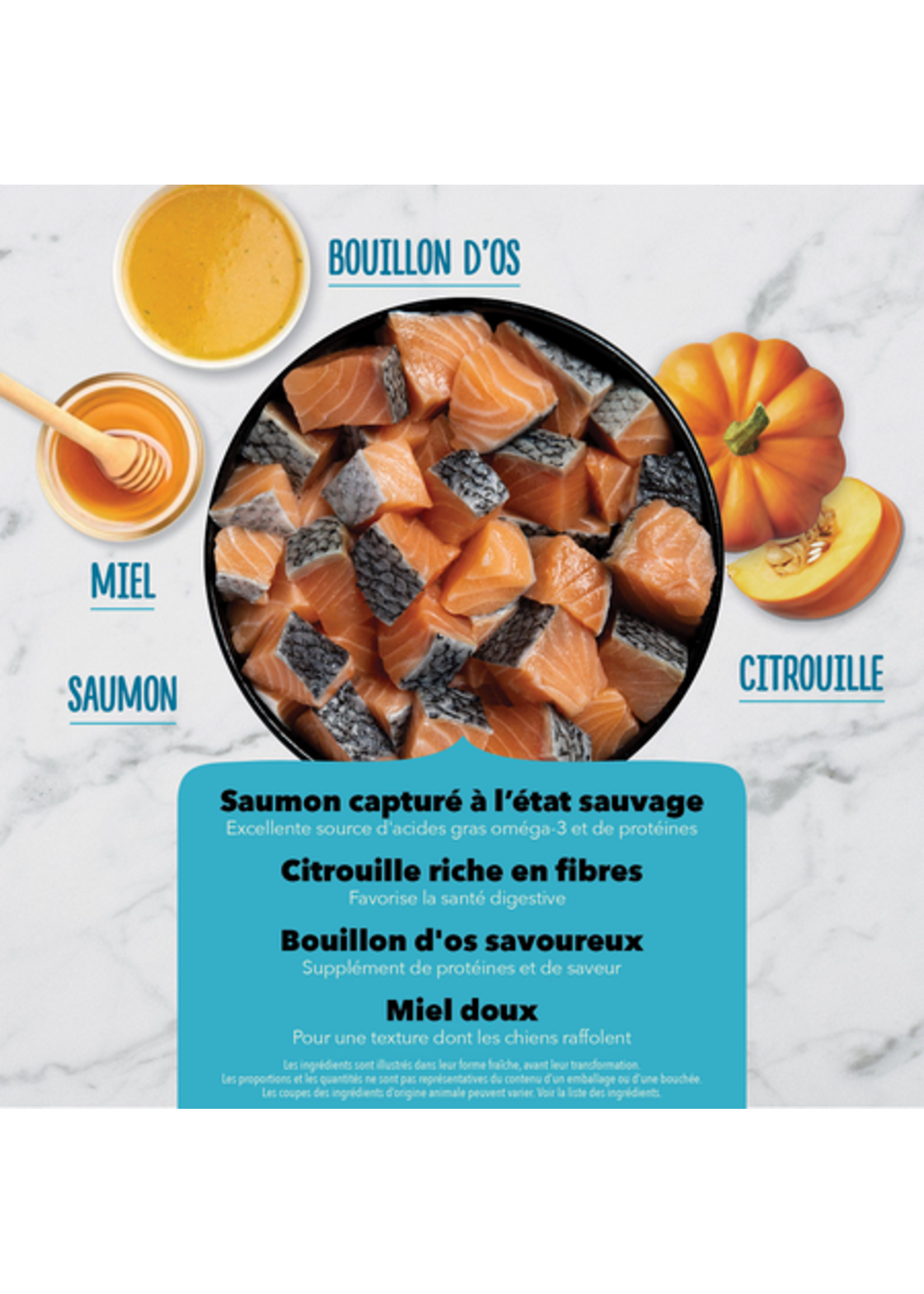 ACANA ACANA BOUCHÉE CROQUANTE  SAUMON, PEAU ET PELAGE 113 G