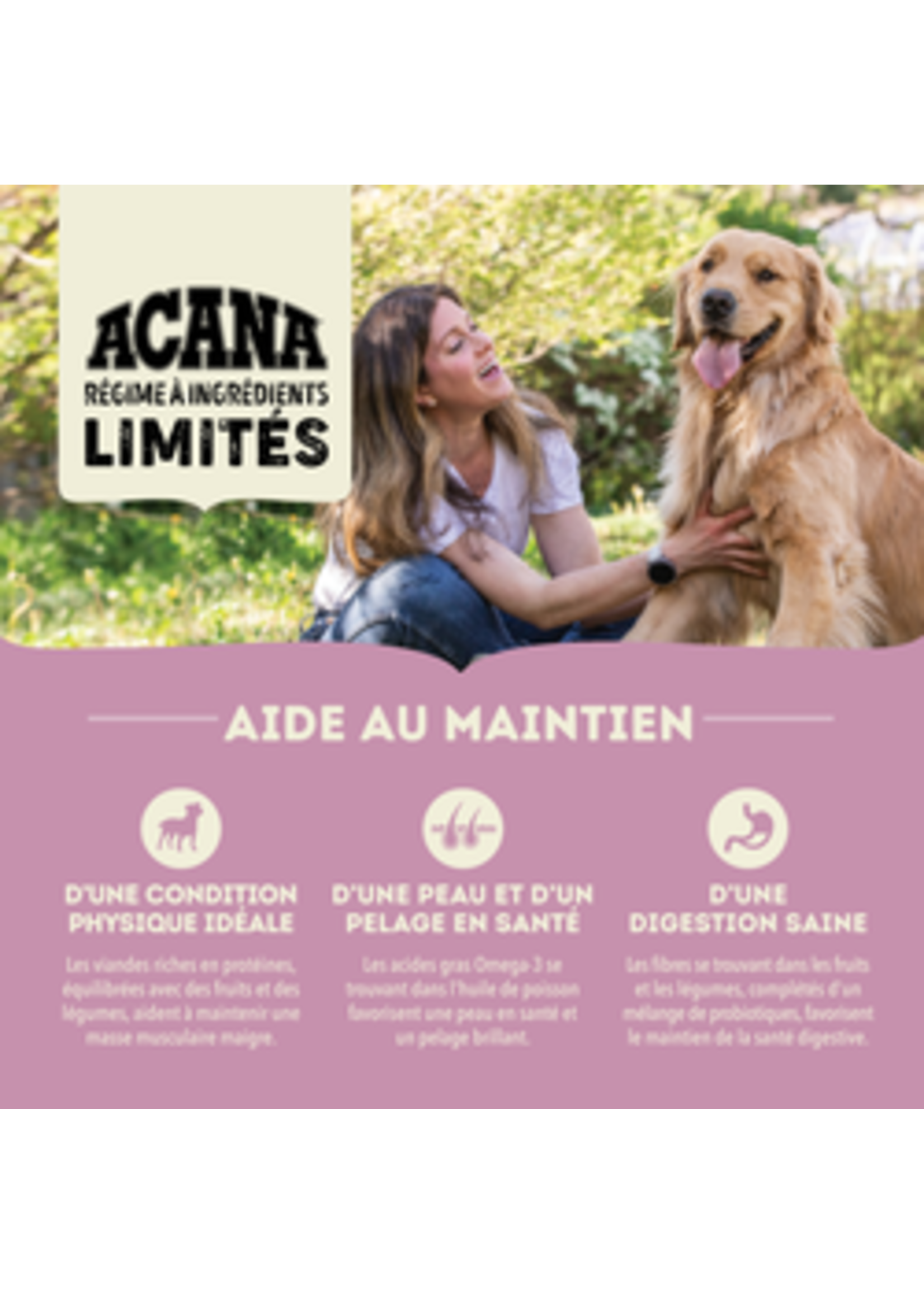 ACANA ACANA CHIEN LID RECETTE AGNEAU & POMME