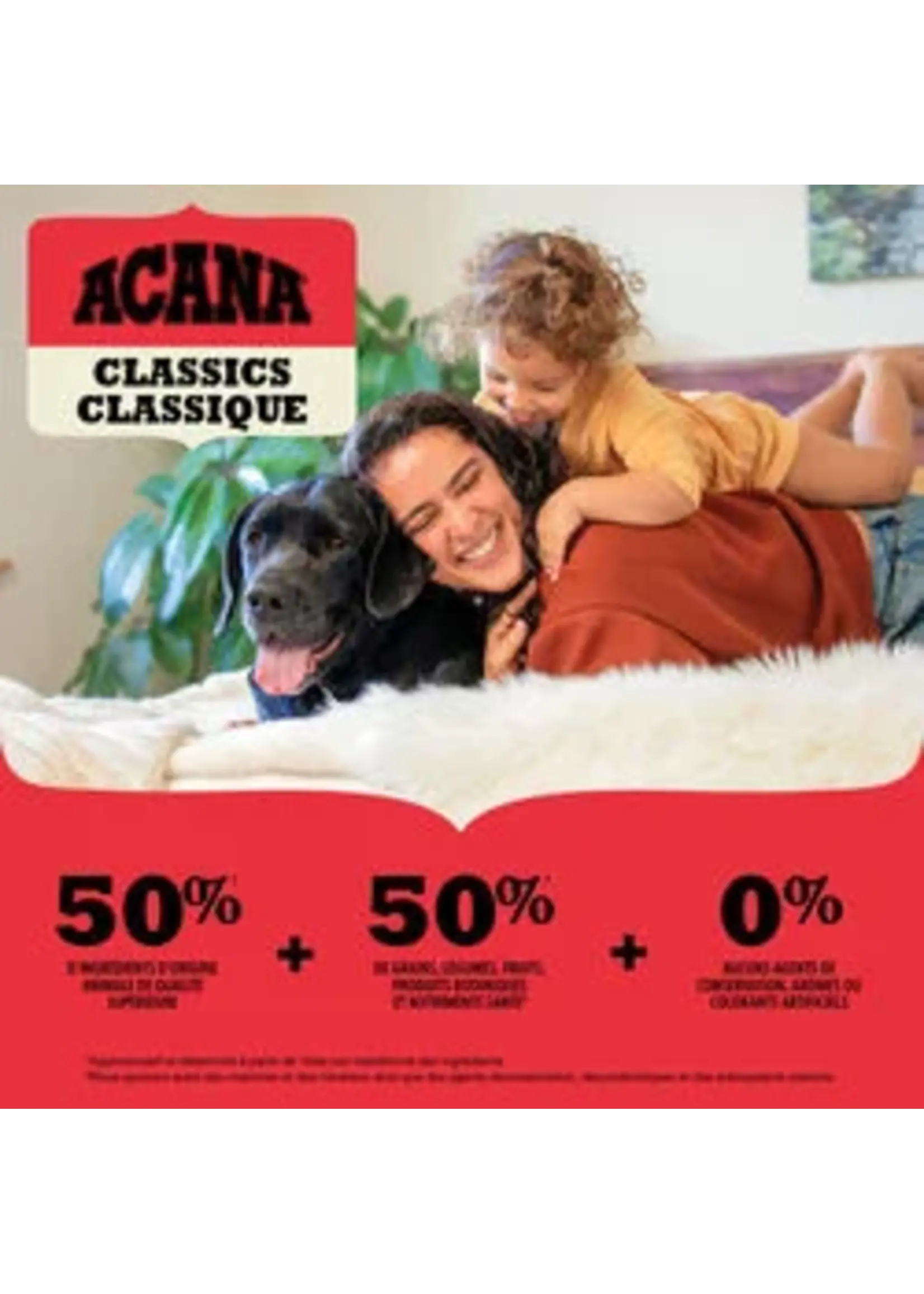 ACANA ACANA CHIEN RECETTE CLASSIQUE VIANDE ROUGE
