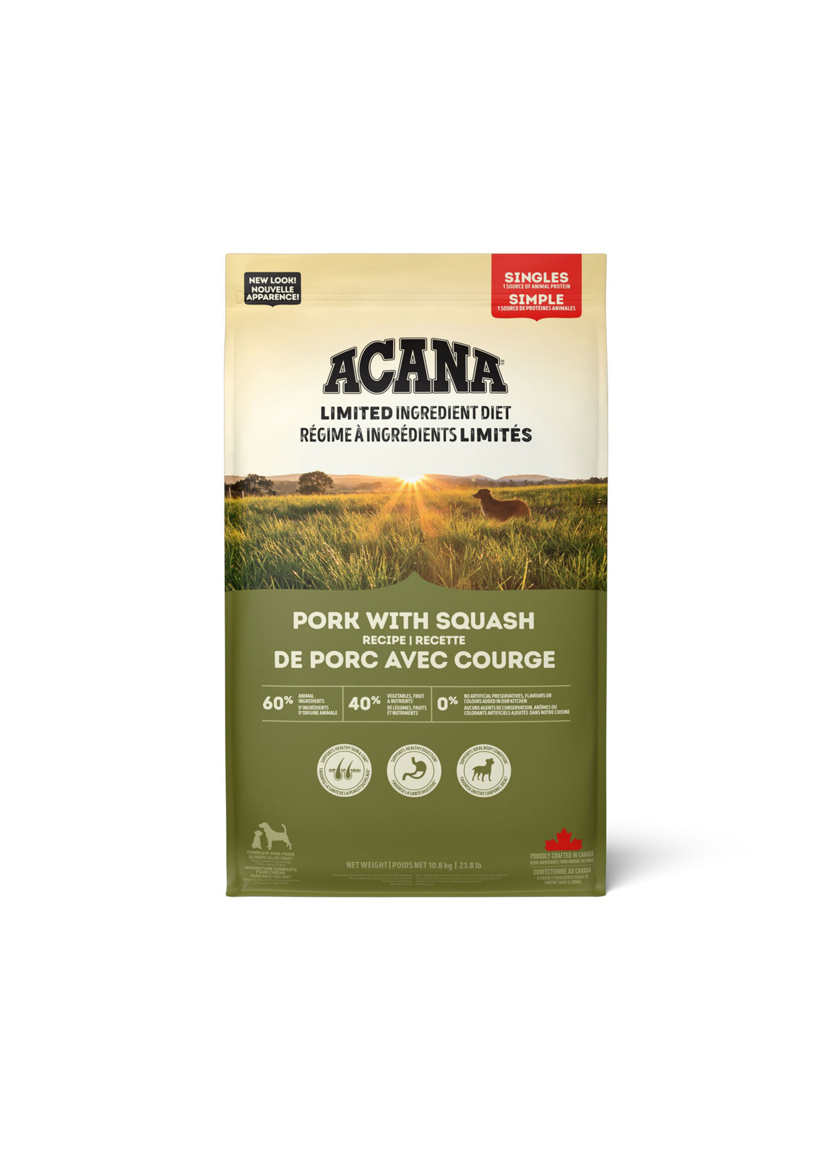 ACANA ACANA CHIEN RECETTE PORC ET COURGE