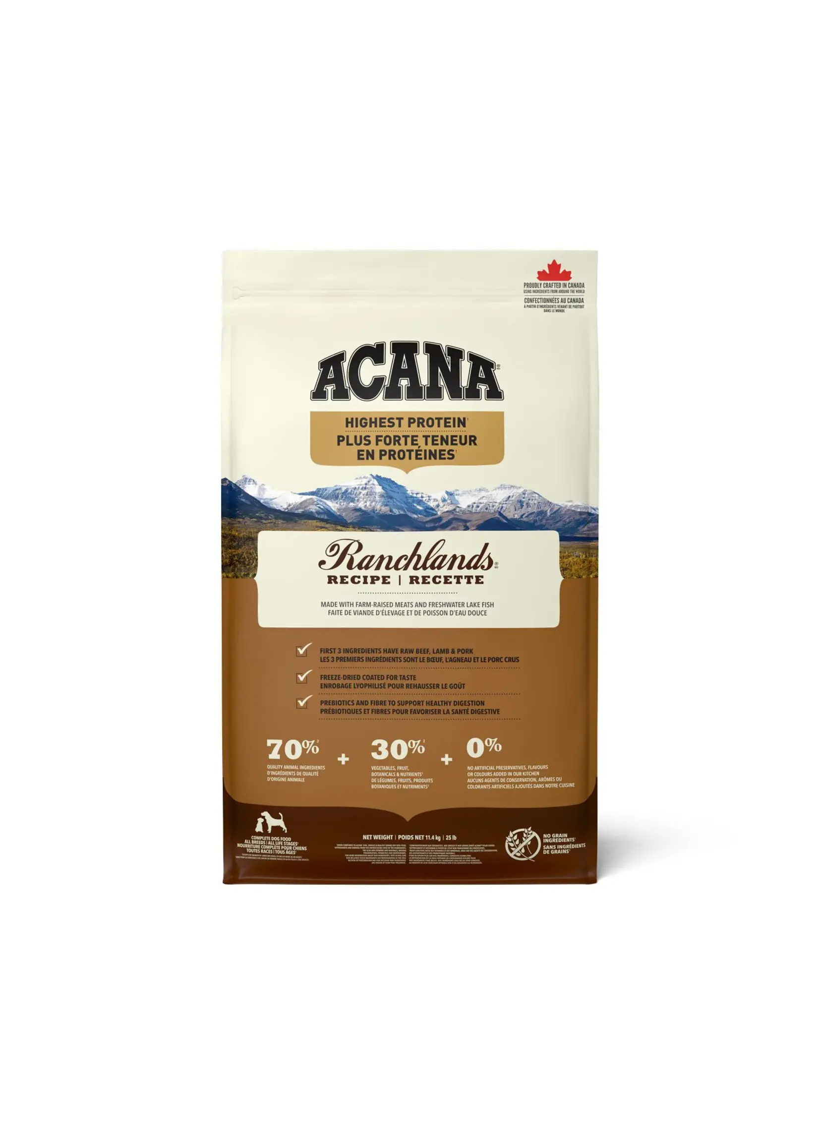 ACANA ACANA CHIEN RECETTE RANCHLANDS