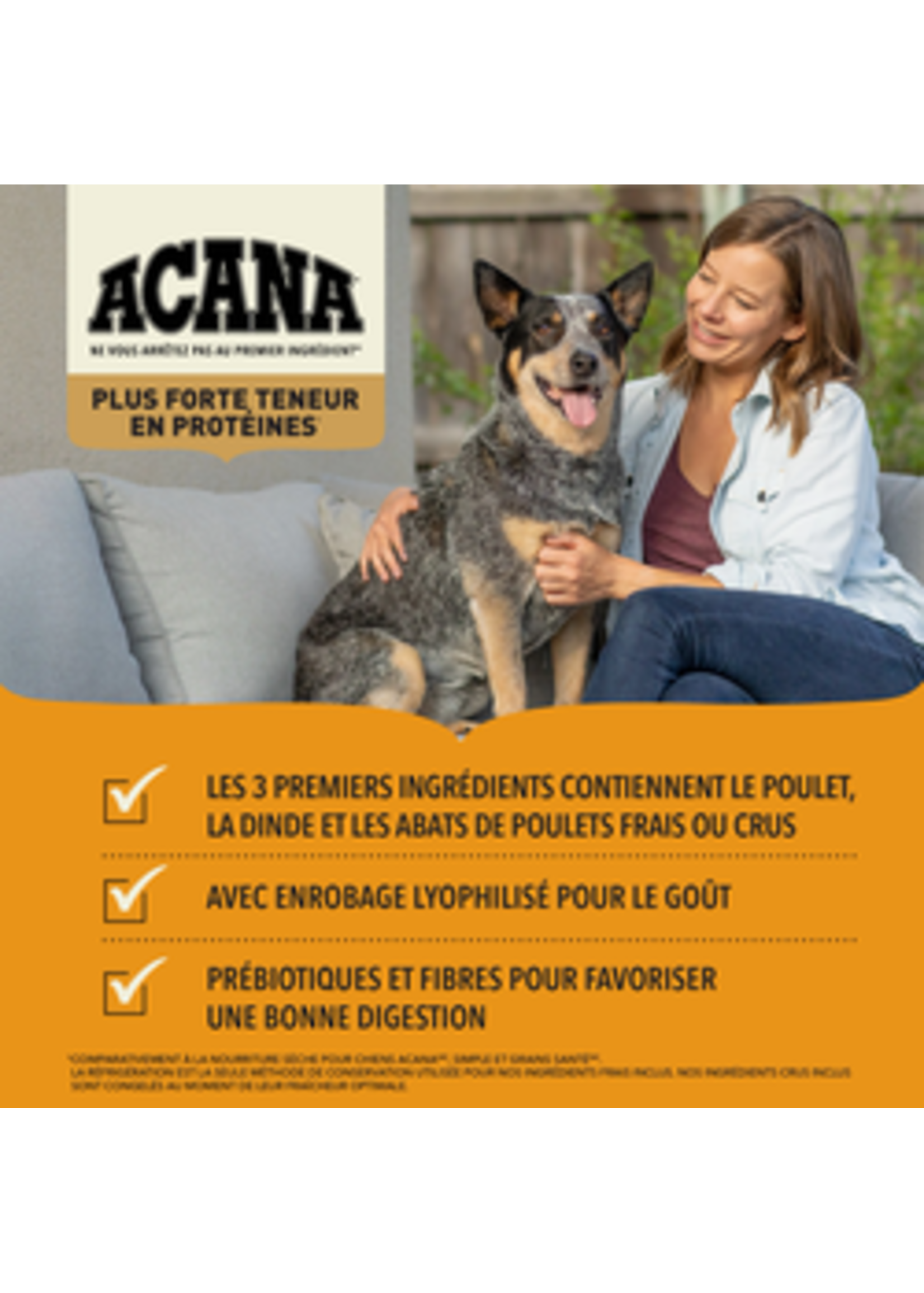 ACANA ACANA CHIEN RECETTE WILD PRAIRIE