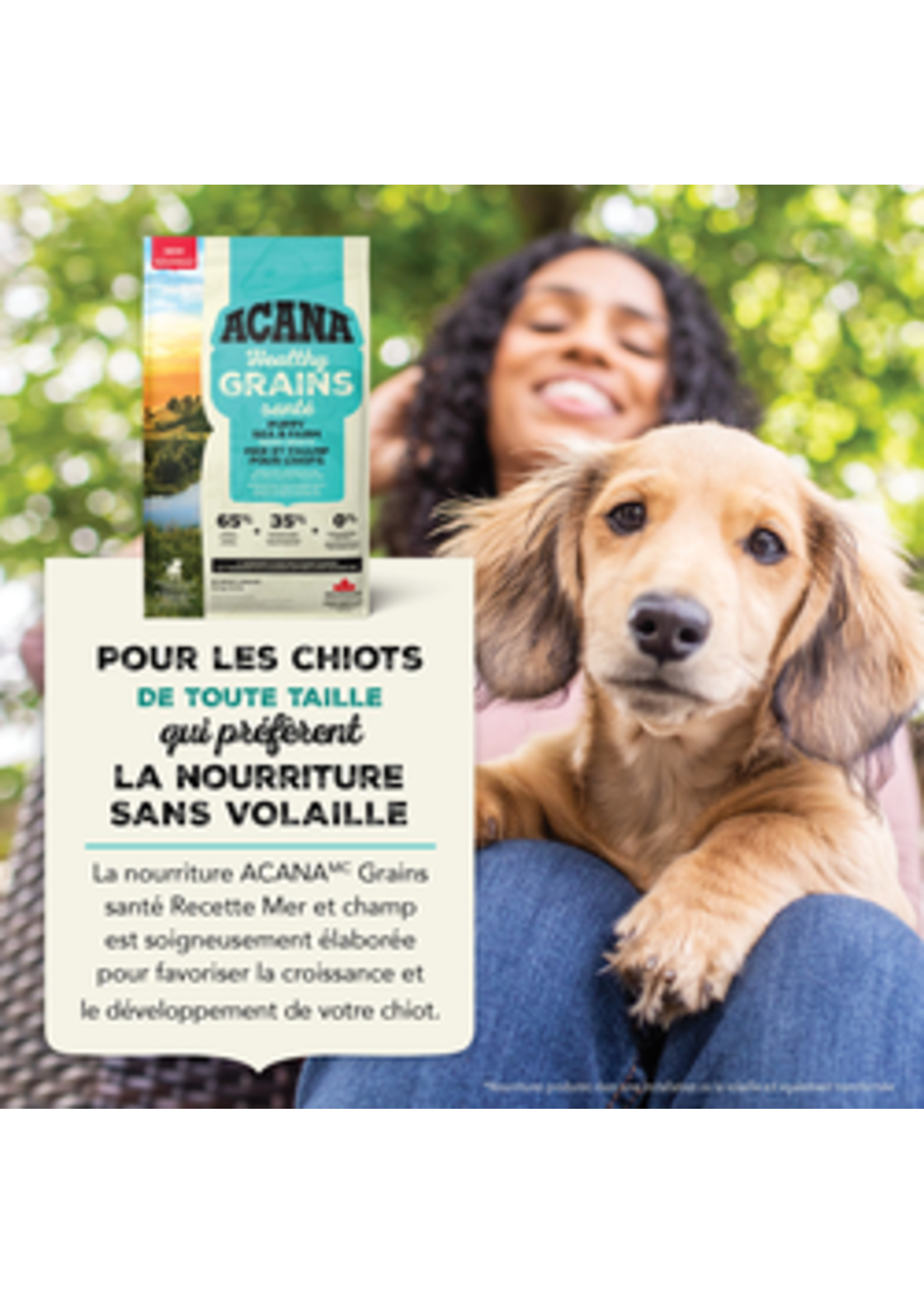 ACANA ACANA CHIOT RECETTE MER ET CHAMPS
