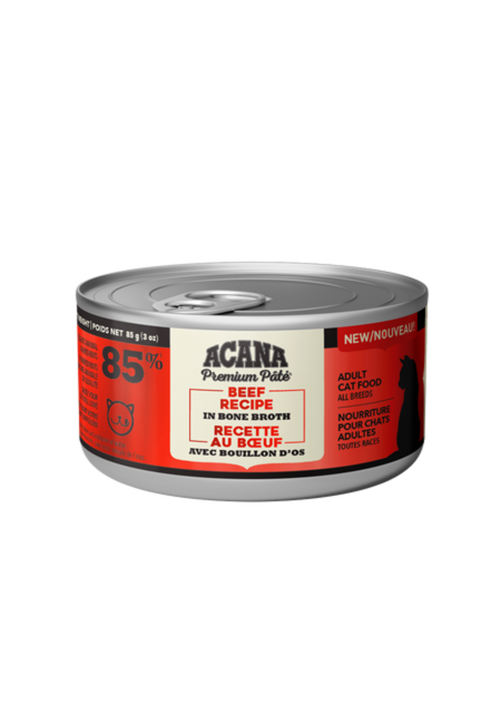 ACANA ACANA NOURRITURE HUMIDE CHAT AU BOEUF EN PATÉ AVEC BOUILLON