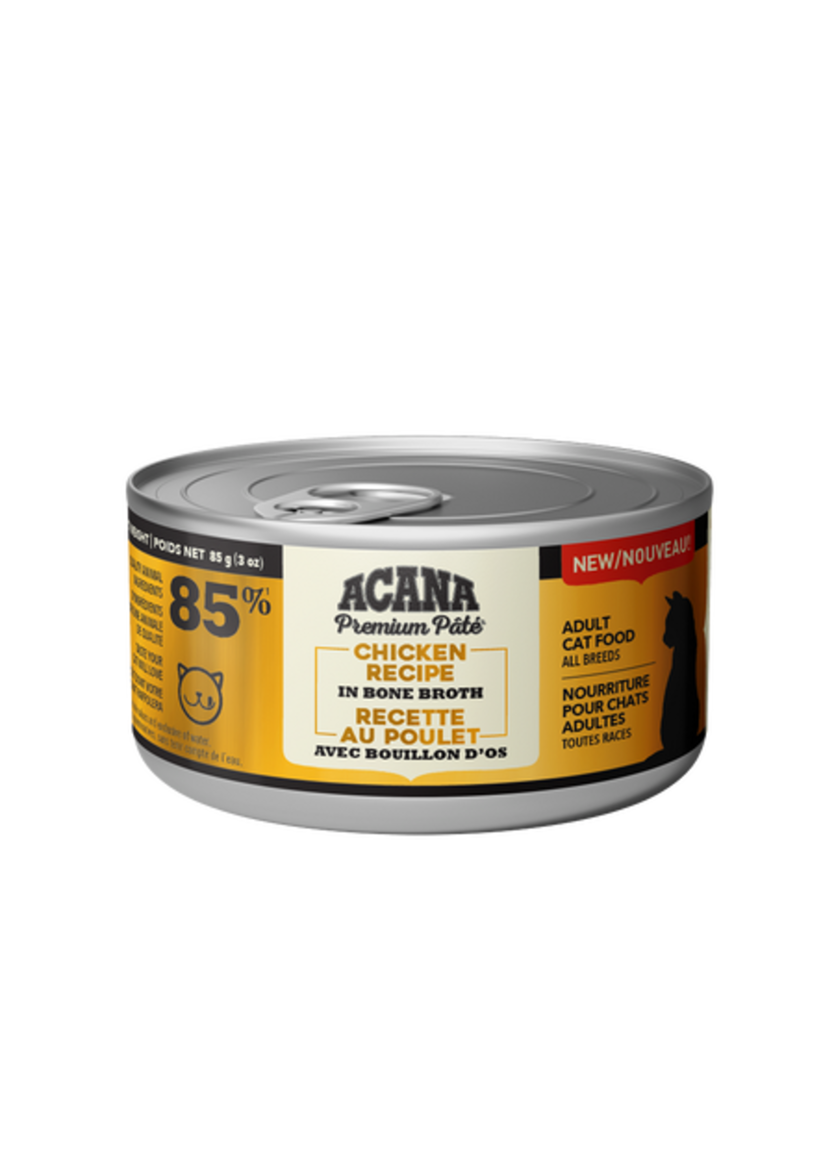 ACANA ACANA NOURRITURE HUMIDE CHAT AU POULET EN PATÉ AVEC BOUILLON