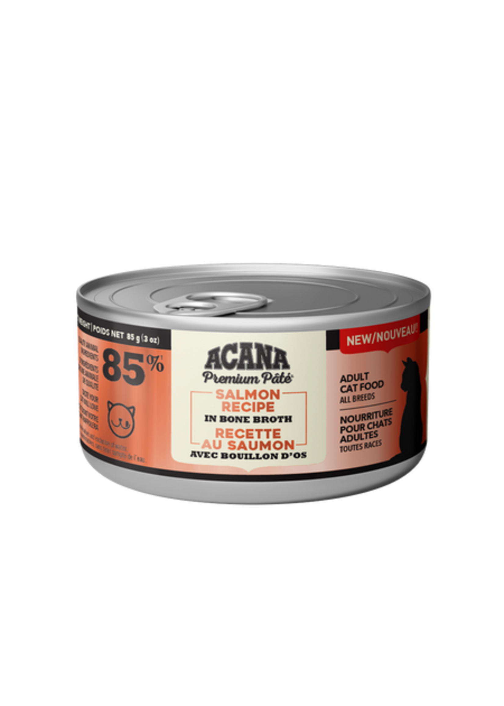 ACANA ACANA NOURRITURE HUMIDE CHAT AU SAUMON EN PATÉ AVEC BOUILLON
