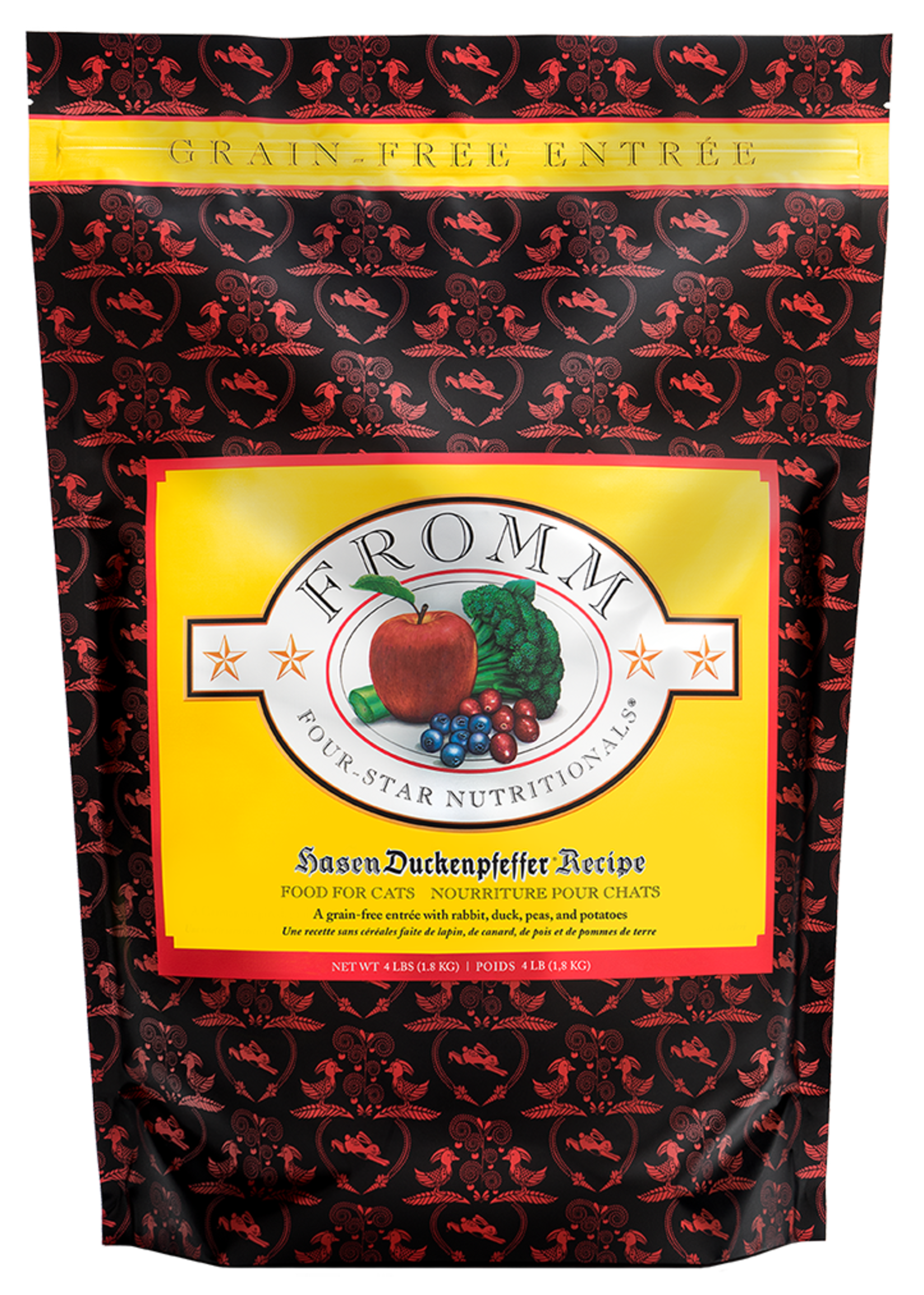 FROMM FROMM CHAT FOUR STAR HASEN DUCKENPFEFFER SANS GRAINS