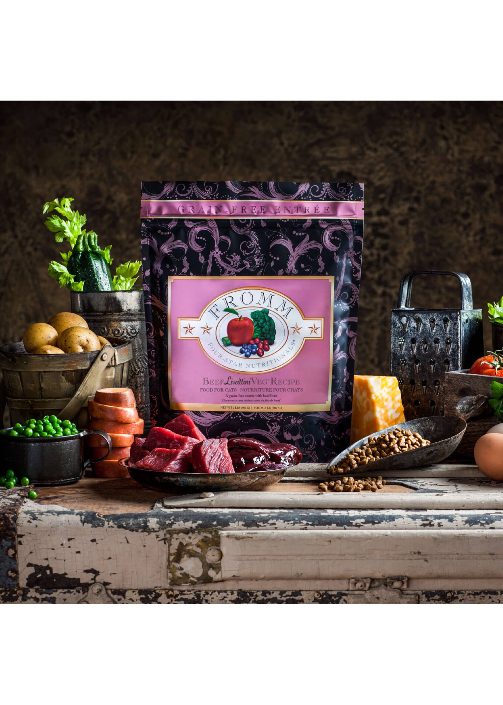 FROMM FROMM CHAT FOUR STAR LIVA'TTINI AU BOEUF SANS GRAINS