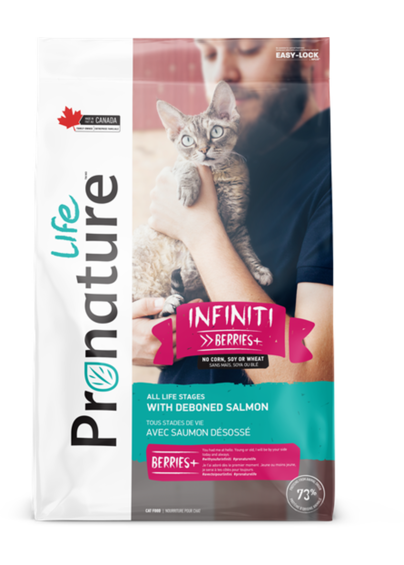 PRONATURE PRONATURE LIFE CHAT INFINI POULET ET SAUMON
