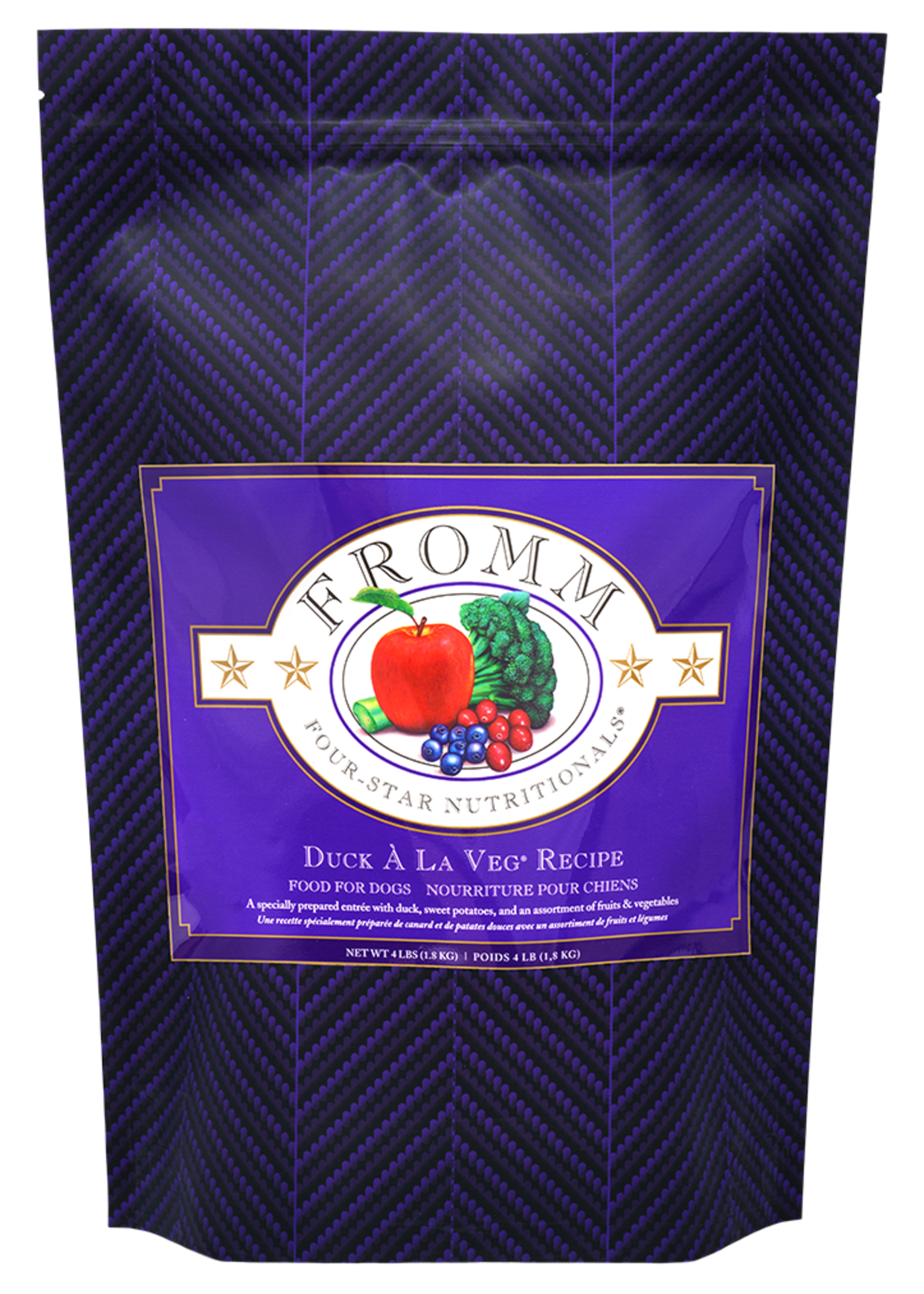 FROMM FROMM CHIEN FOUR STAR CANARD À LA VEG 11.8KG