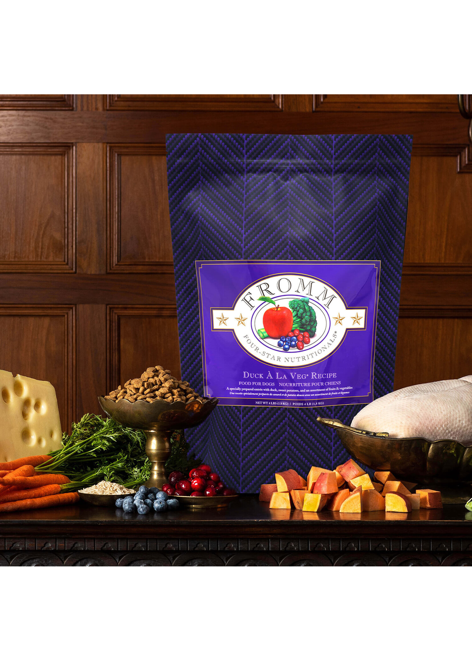 FROMM FROMM CHIEN FOUR STAR CANARD À LA VEG 11.8KG