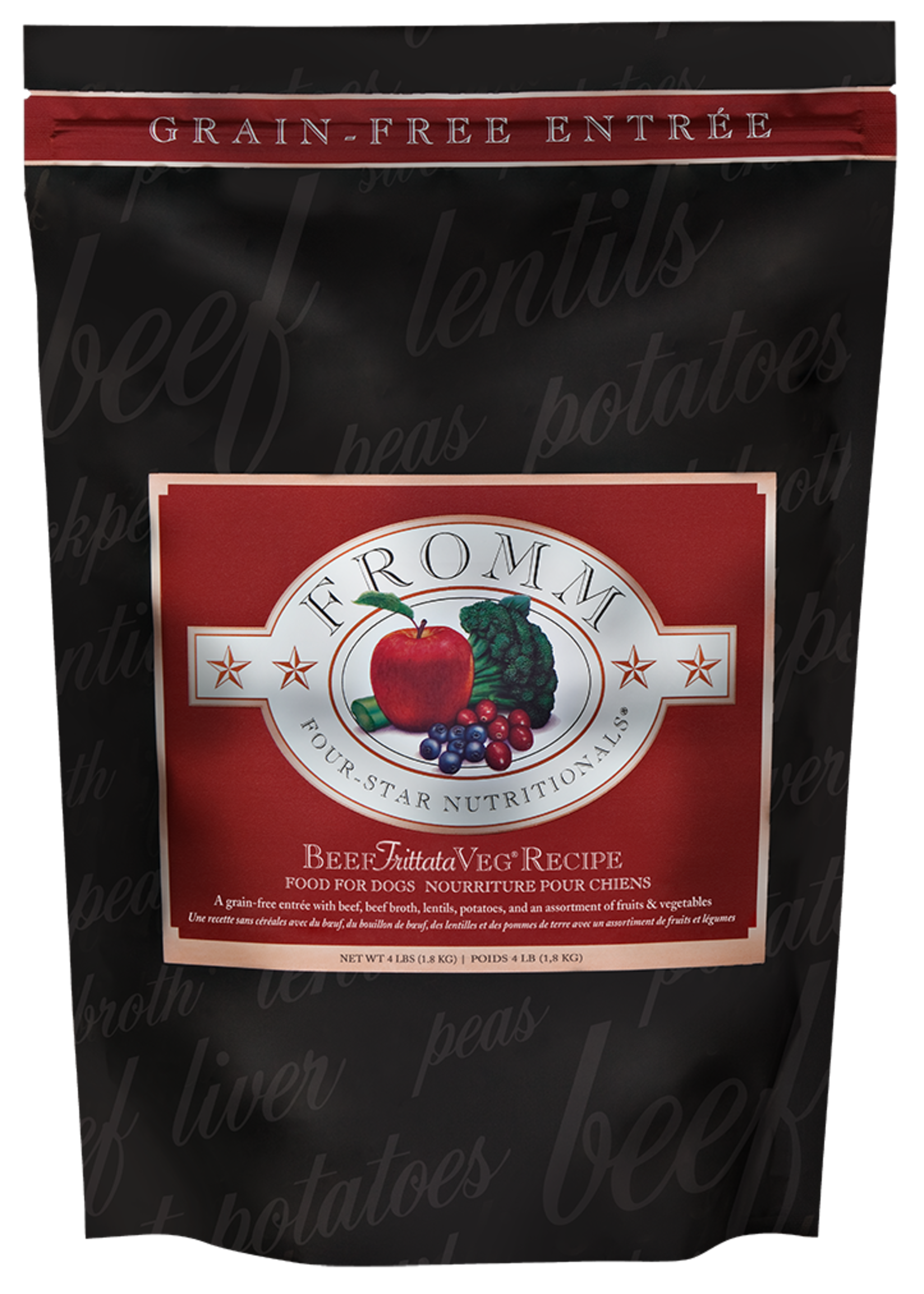 FROMM FROMM CHIEN FOUR STAR FRITATA AU BOEUF SANS GRAINS