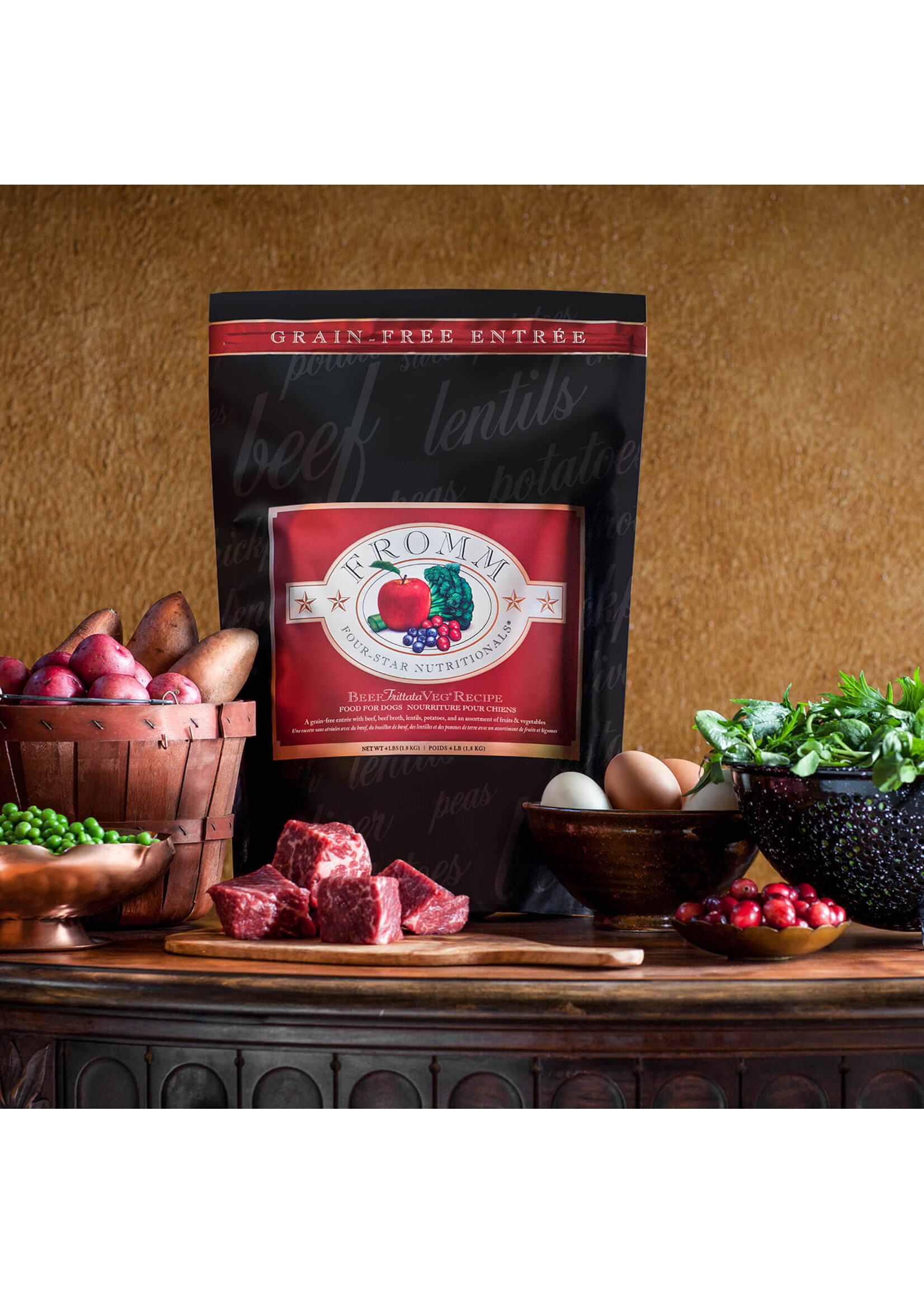 FROMM FROMM CHIEN FOUR STAR FRITATA AU BOEUF SANS GRAINS