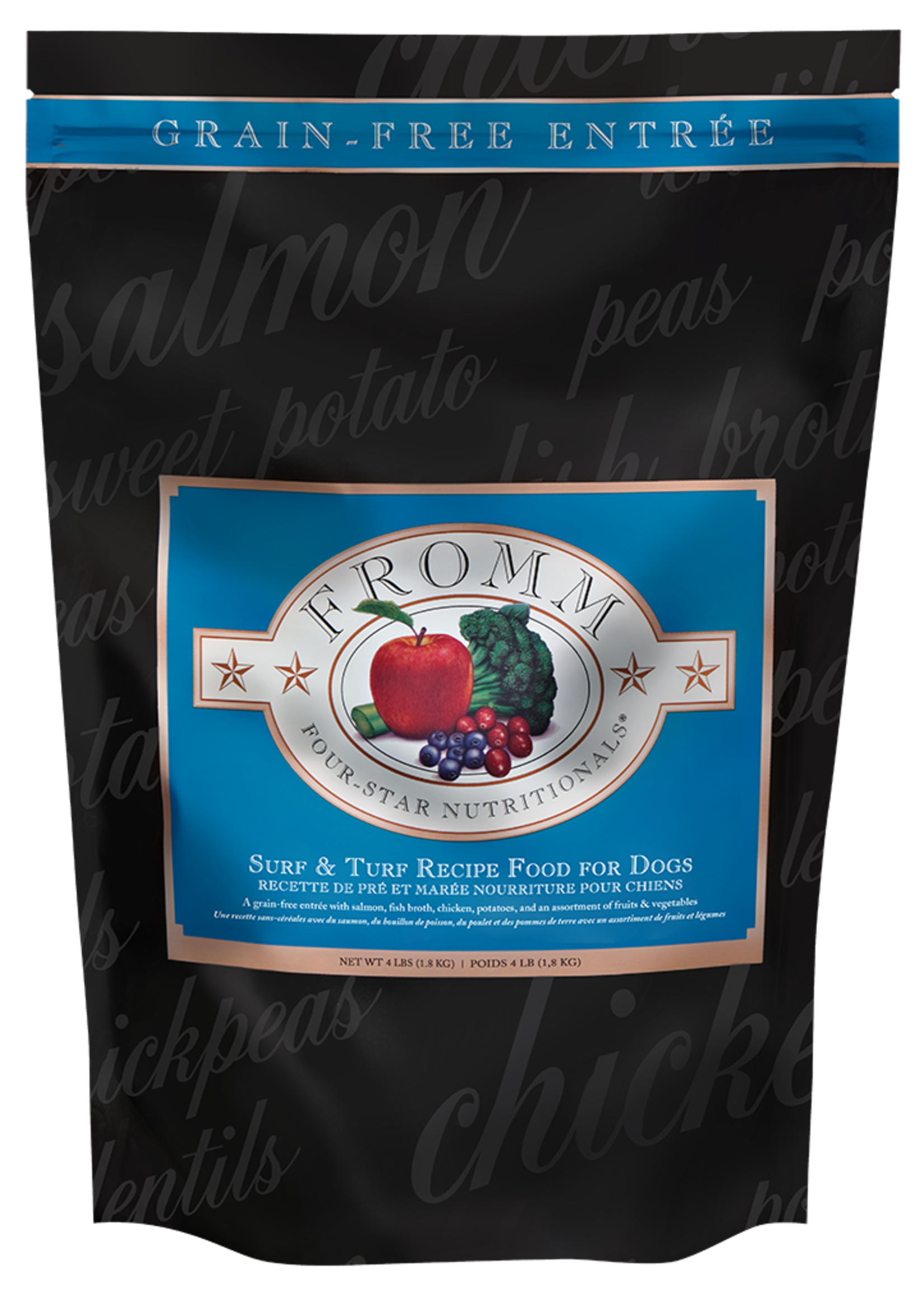 FROMM FROMM CHIEN FOUR STAR PRÉ ET MARÉE SANS GRAINS