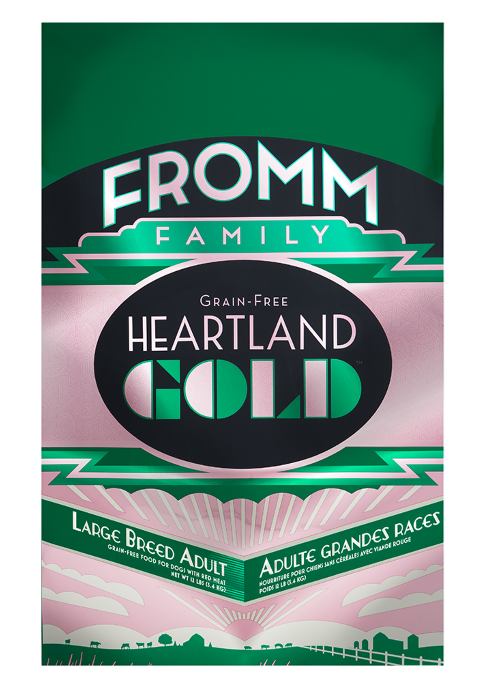 FROMM FROMM CHIEN GOLD HEARTLAND  GRANDE RACE SANS GRAINS  11.8 KG
