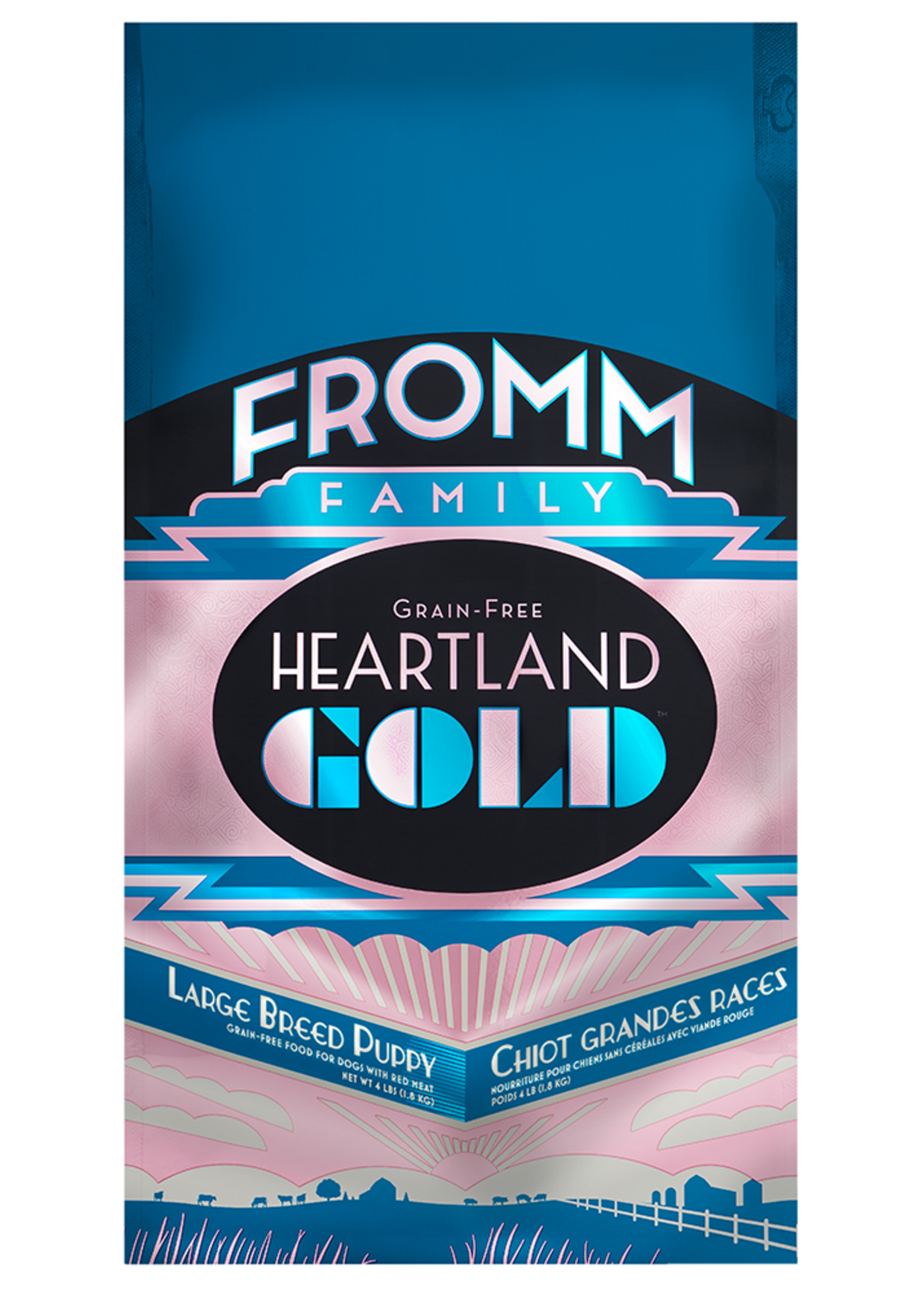 FROMM FROMM CHIOT GRANDE RACE GOLD HEARTLAND SANS GRAINS