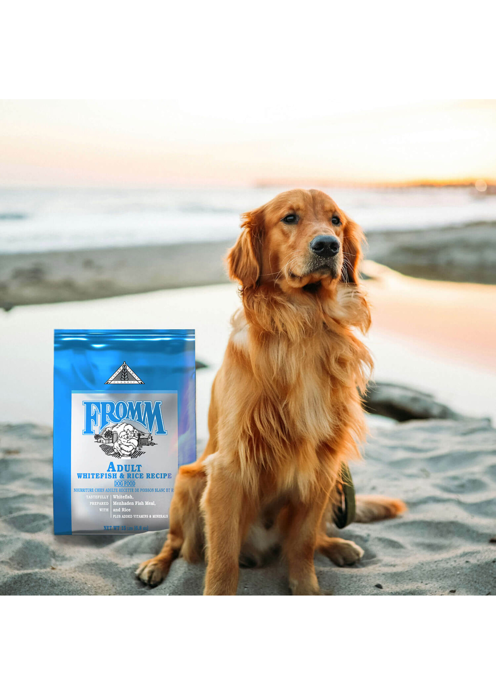 FROMM FROMM CLASSIC CHIEN POISSON BLANC & RIZ 13.6KG