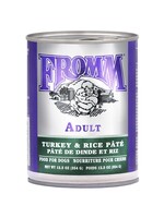 FROMM FROMM CLASSIC NOURRITURE HUMIDE POUR CHIEN  DINDE & RIZ 12.5 OZ