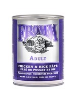 FROMM FROMM CLASSIC NOURRITURE HUMIDE POUR CHIEN  POULET & RIZ 12.5 OZ
