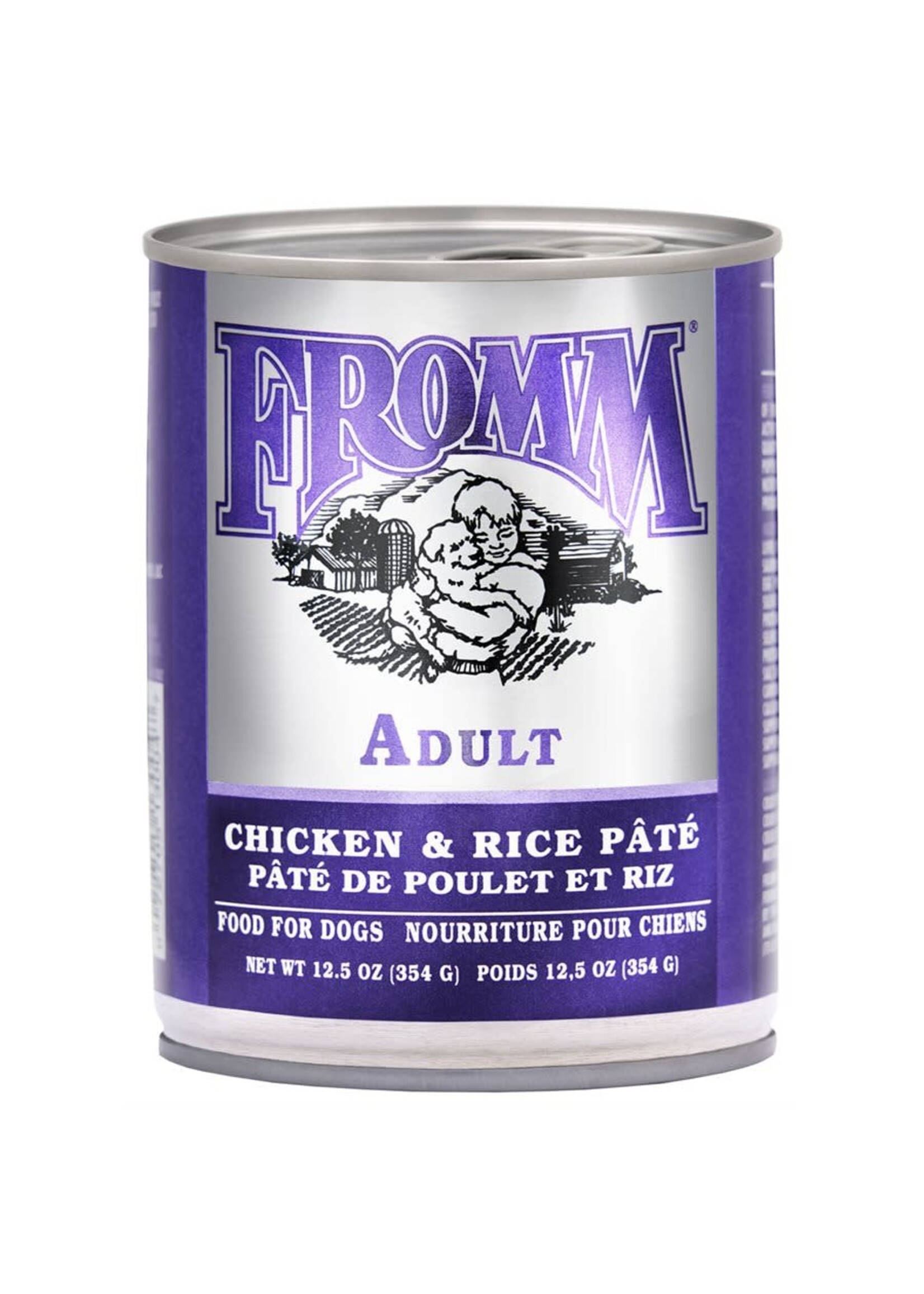 FROMM FROMM CLASSIC NOURRITURE HUMIDE POUR CHIEN  POULET & RIZ 12.5 OZ