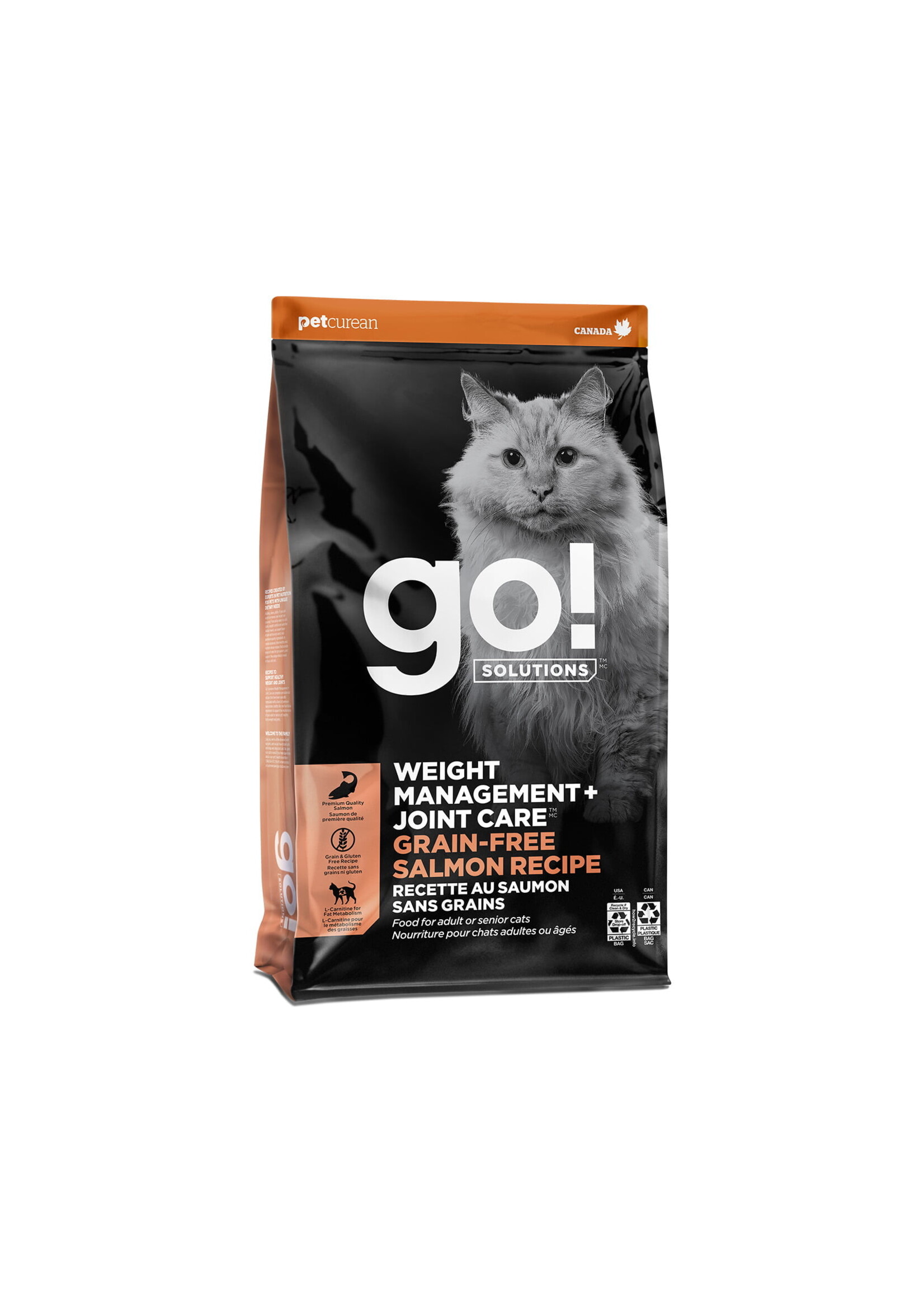 GO! SOLUTIONS GO SOLUTION CHAT CONTROLE POIDS ET ARTICULATIONS SANS GRAINS SAUMON