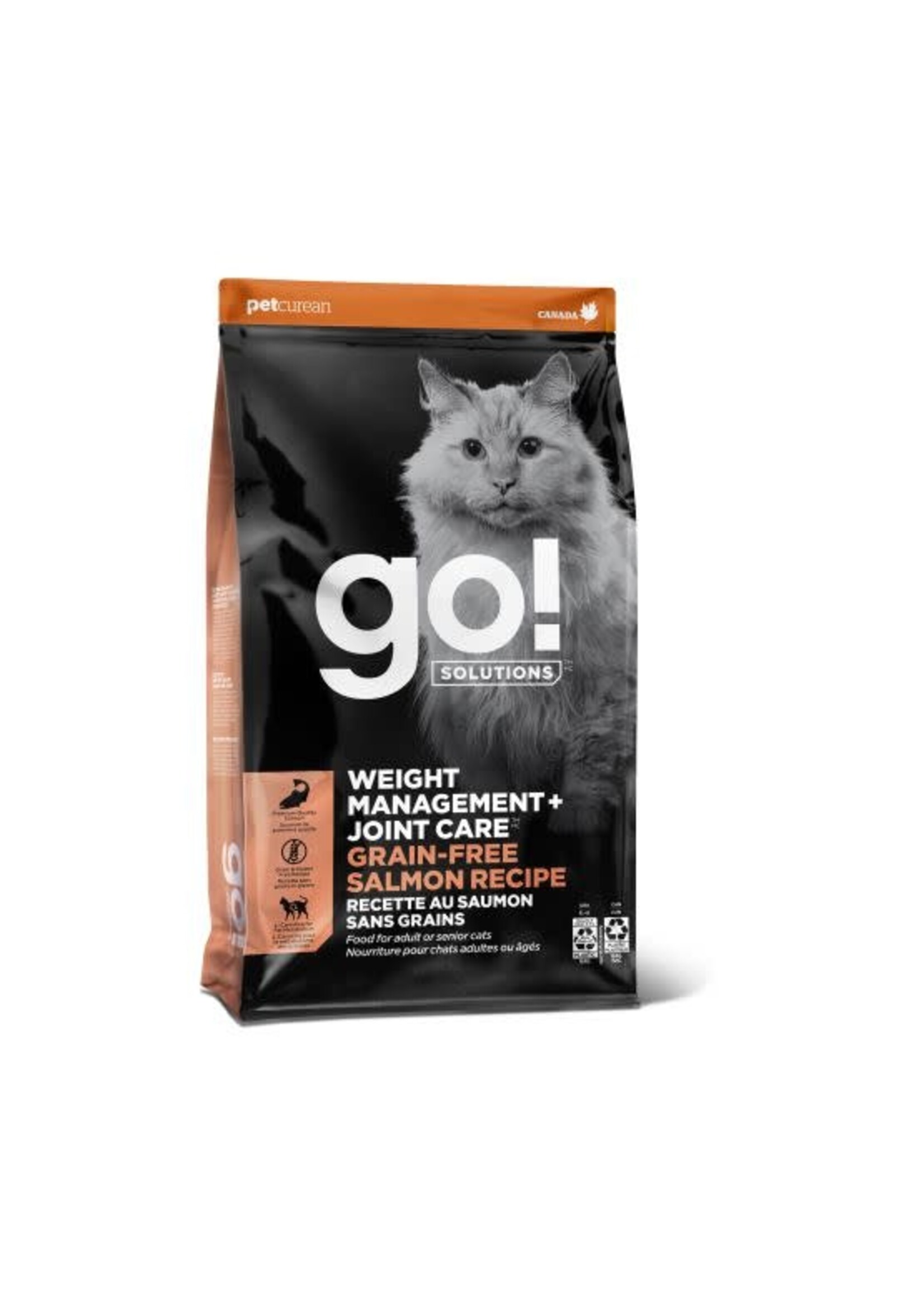 GO! SOLUTIONS GO SOLUTION CHAT CONTROLE POIDS ET ARTICULATIONS SANS GRAINS SAUMON